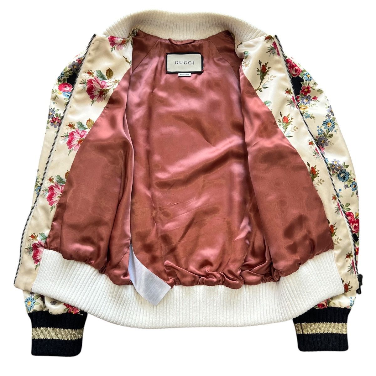 Gucci GUCCI 2017 Alessandro Michele GUCCIFICATION Silk Bomber Size XS / US 0-2 / IT 36-38 - 3 Thumbnail