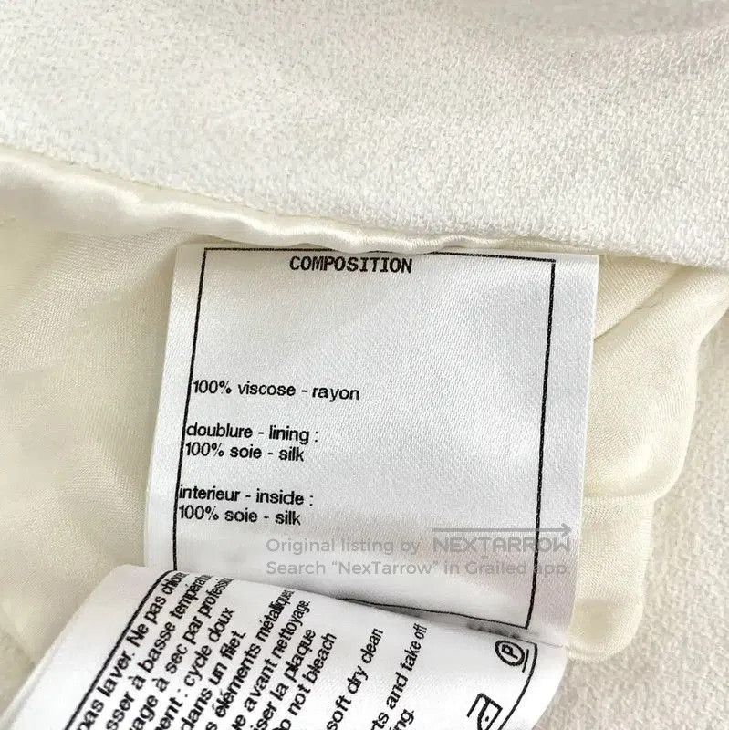 Chanel Chanel White Casual Pants for Women . Size 23" - 7 Thumbnail