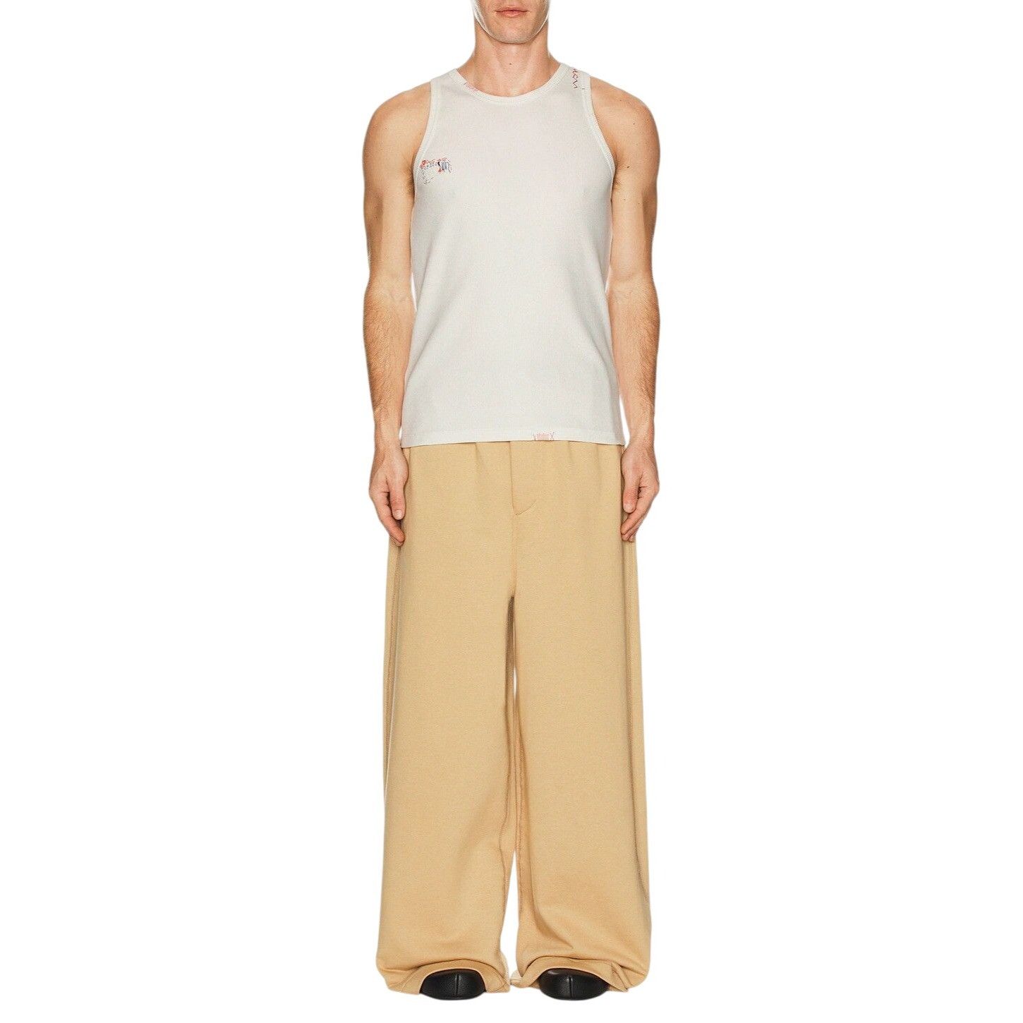 Marni Marni Tank Top in Lily White 48 New Mens Sleeveless Ribbed B Size US M / EU 48-50 / 2 - 5 Thumbnail