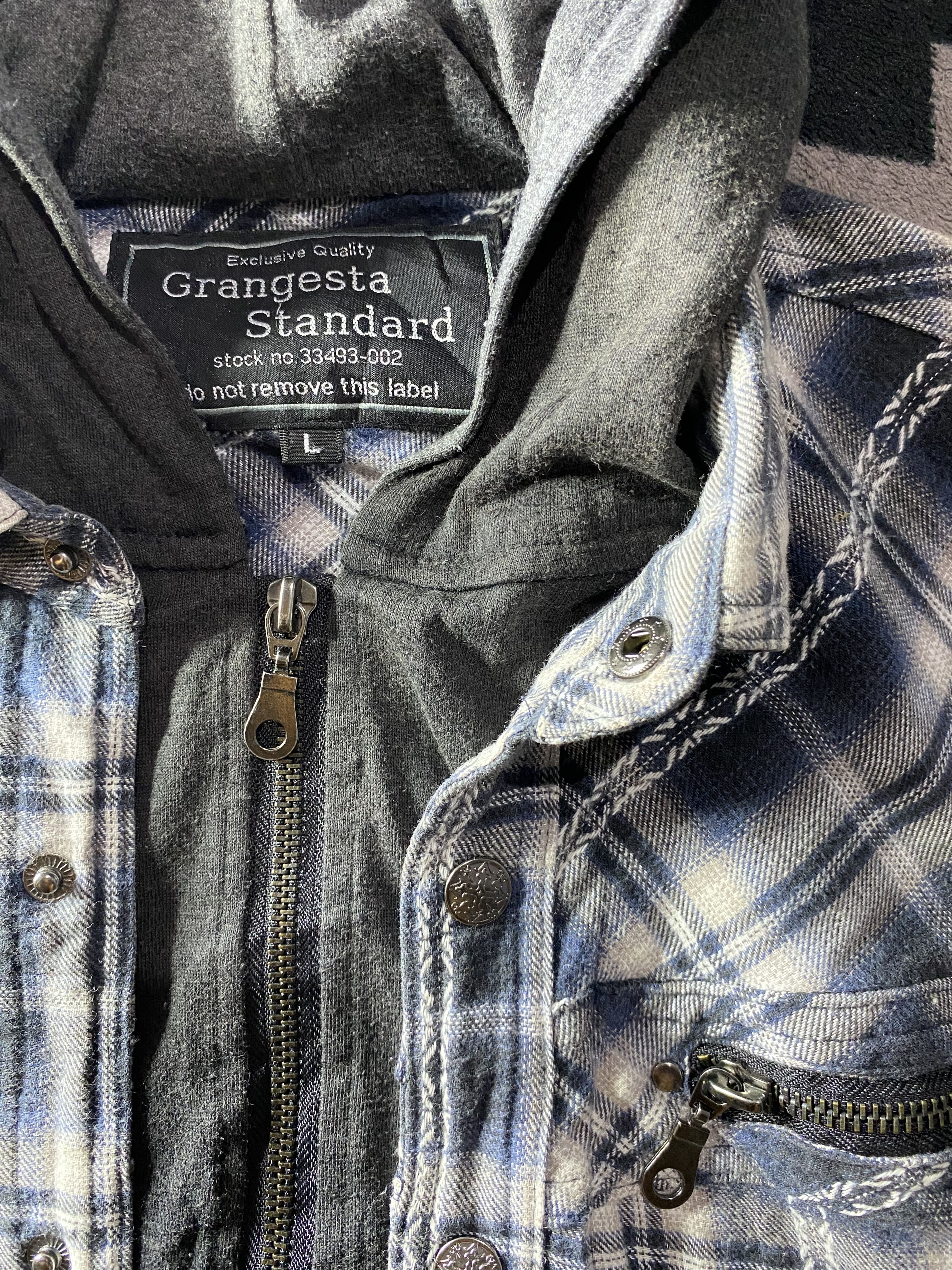 If Six Was Nine × Japanese Brand × Le Grande Bleu (L.G.B.) Grangesta standard double layers tartan shirt Size US L / EU 52-54 / 3 - 5 Thumbnail