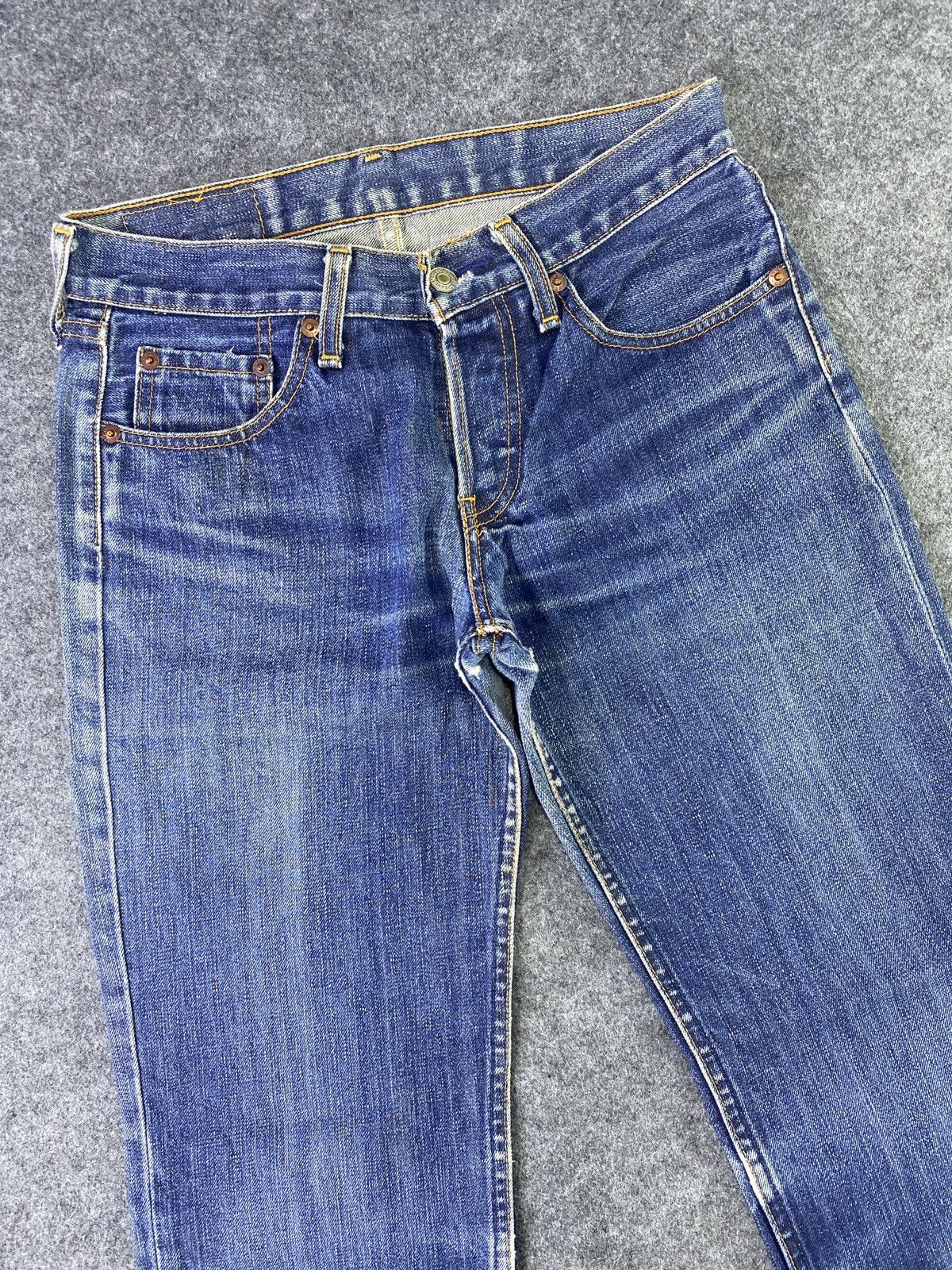 Jean × Levi's × Vintage Levis vintage 522 Blue Wash Jeans - J931 Size US 29 - 12 Thumbnail
