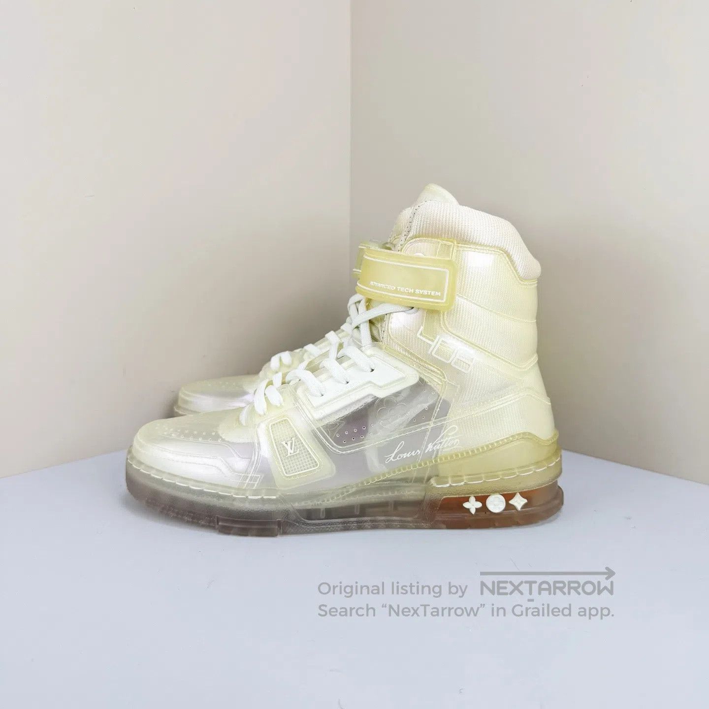 Louis Vuitton Louis Vuitton Transparent High-Top Trainer Sneakers| Size US 8.5 / IT 38.5 - 1 Thumbnail
