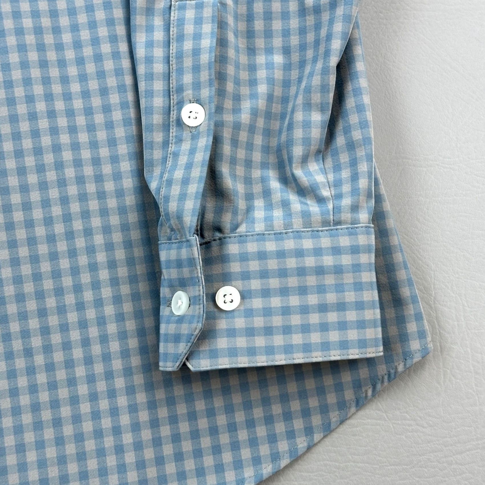 Mizzen+Main Mizzen+Main Leeward Collection Shirt Mens XL Blue Check Performance Stretch USA Shirt Mens XL Blue Check Performance Stretch USA Size US XL / EU 56 / 4 - 4 Thumbnail