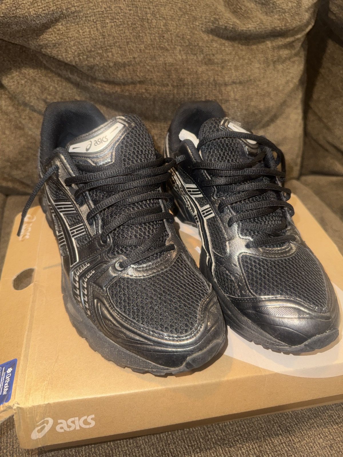 Asics Gel Kayano 14 “Black Pure Silver”