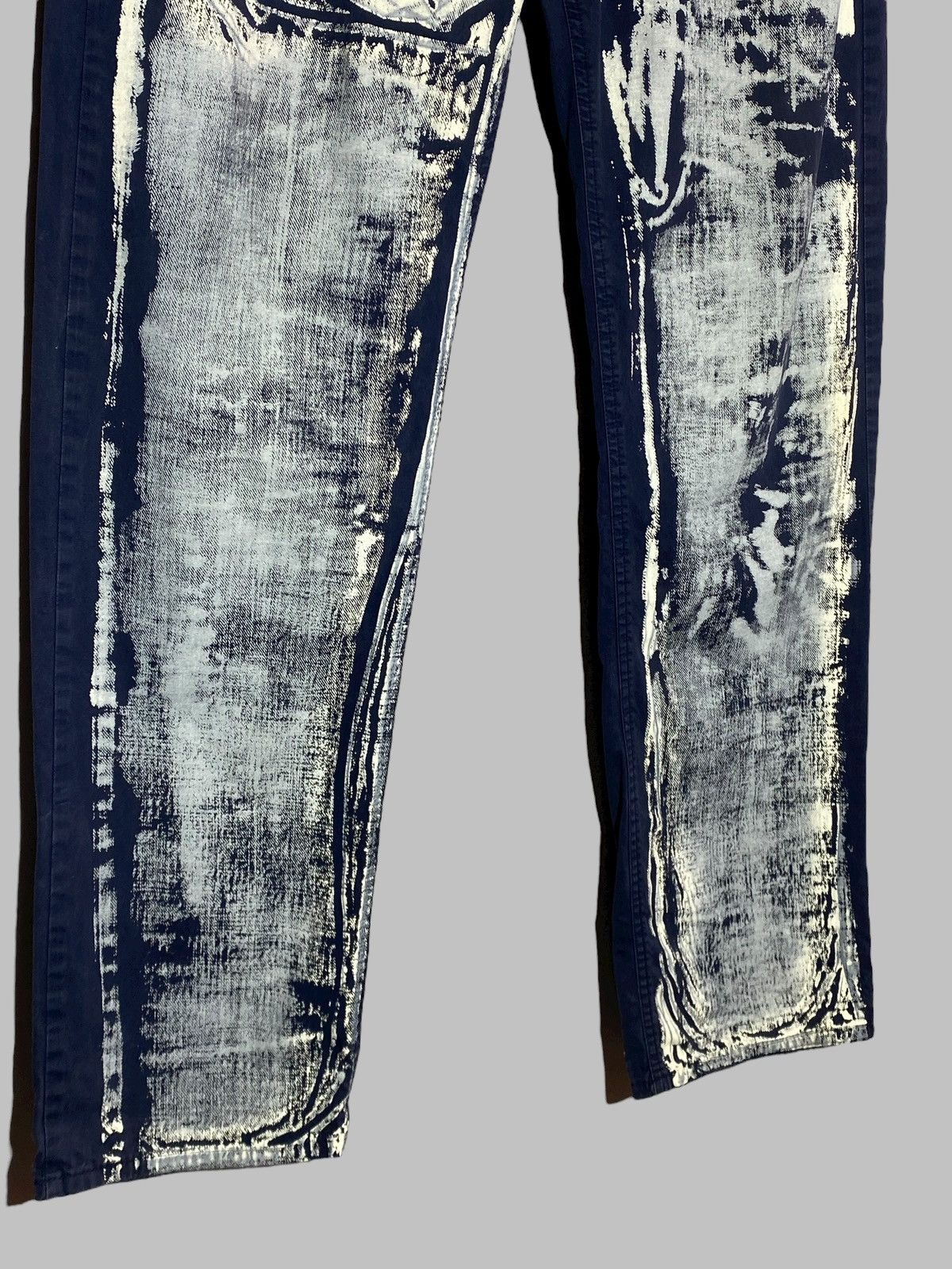 Moschino Moschino Jeans Graffiti Painted Rick Owens Style Avant Garde Size US 34 / EU 50 - 4 Thumbnail