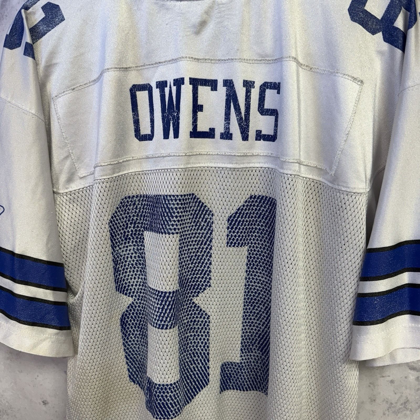 NFL Dallas Cowboys Terrell Owens Jersey Mens L White Vintage Ree Size US L / EU 52-54 / 3 - 10 Thumbnail