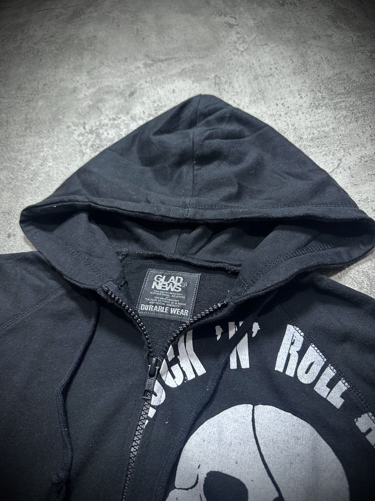 If Six Was Nine Japanes Glad News Skull Hoodie Ifsix vkei style Size US S / EU 44-46 / 1 - 3 Thumbnail