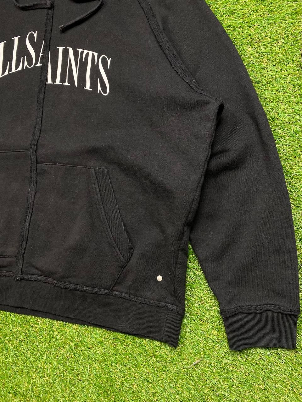 Allsaints × Vintage Vintage Allsaints y2k Stitched style Diverge Hoodie Size US M / EU 48-50 / 2 - 3 Thumbnail