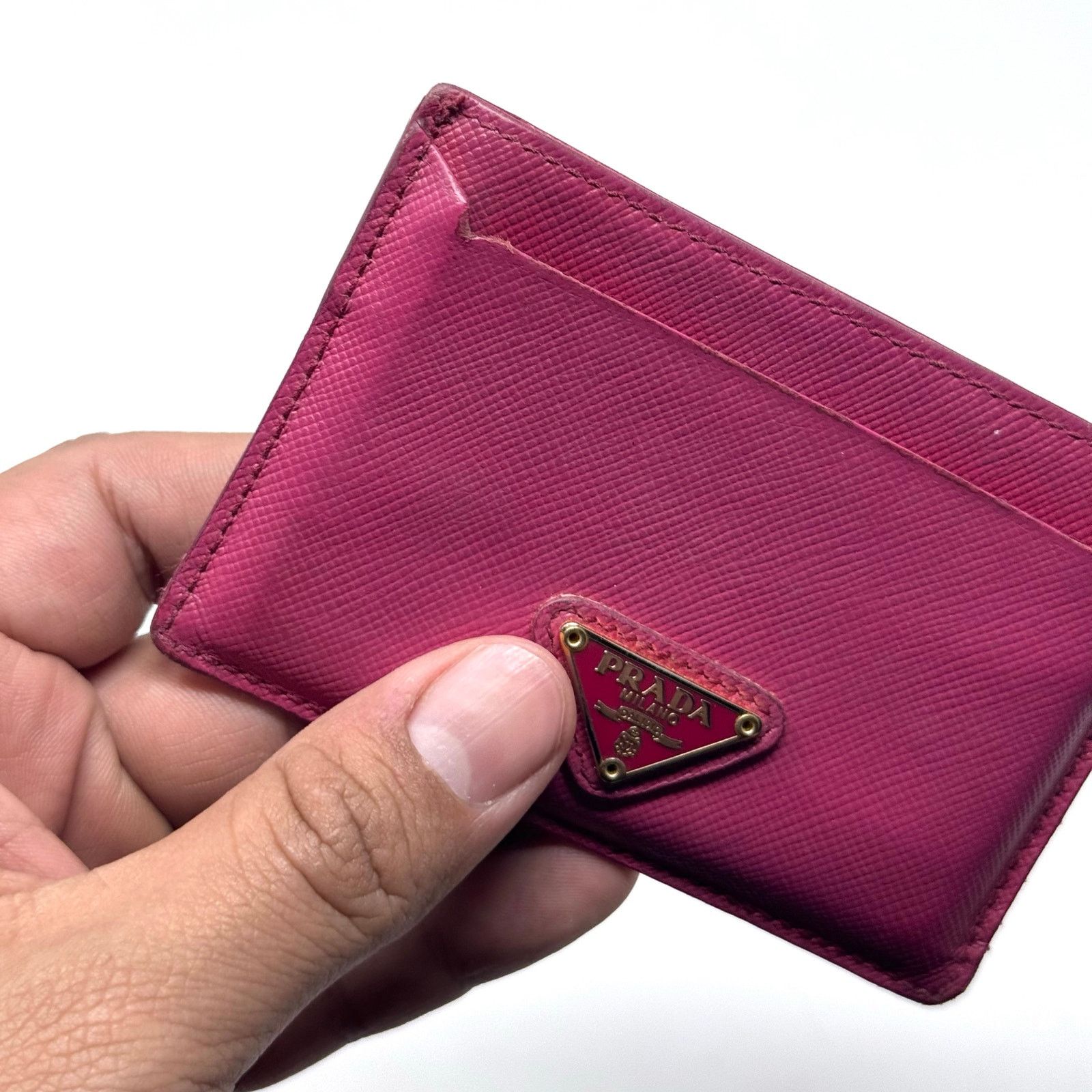 Prada Prada Pink Cardholder Wallet Size ONE SIZE - 12 Thumbnail