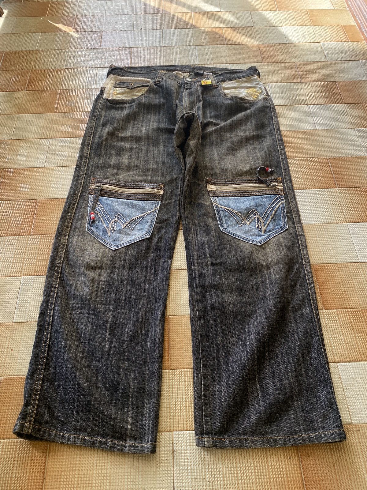 Japanese Brand Vintage juvenile delinquen multi pocket denim Size US 38 / EU 54 - 2 Thumbnail
