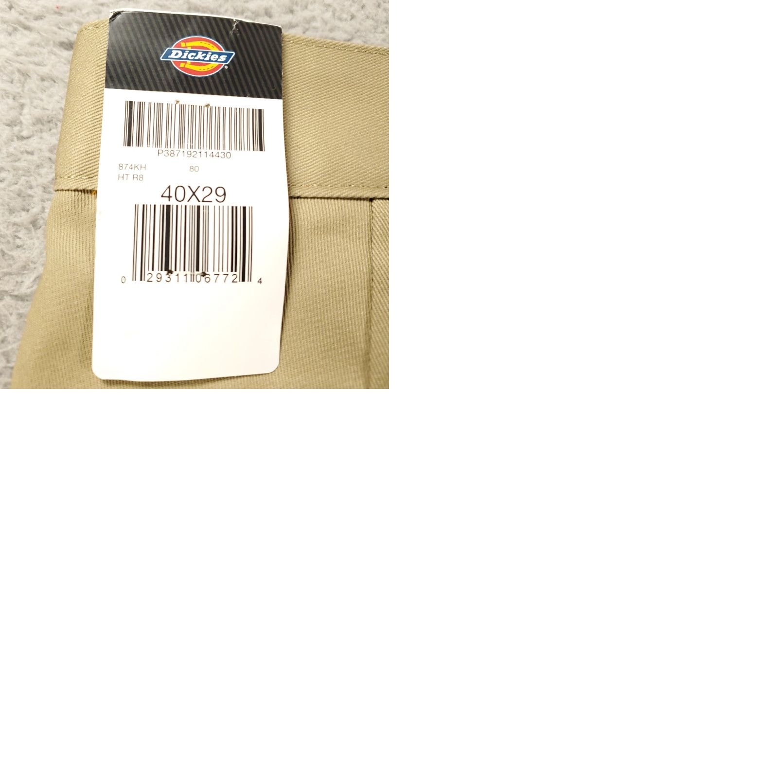 Dickies Dickies 874 Work Pants Mens 40x29 Beige Original Fit NWT Size US 40 / EU 56 - 9 Thumbnail