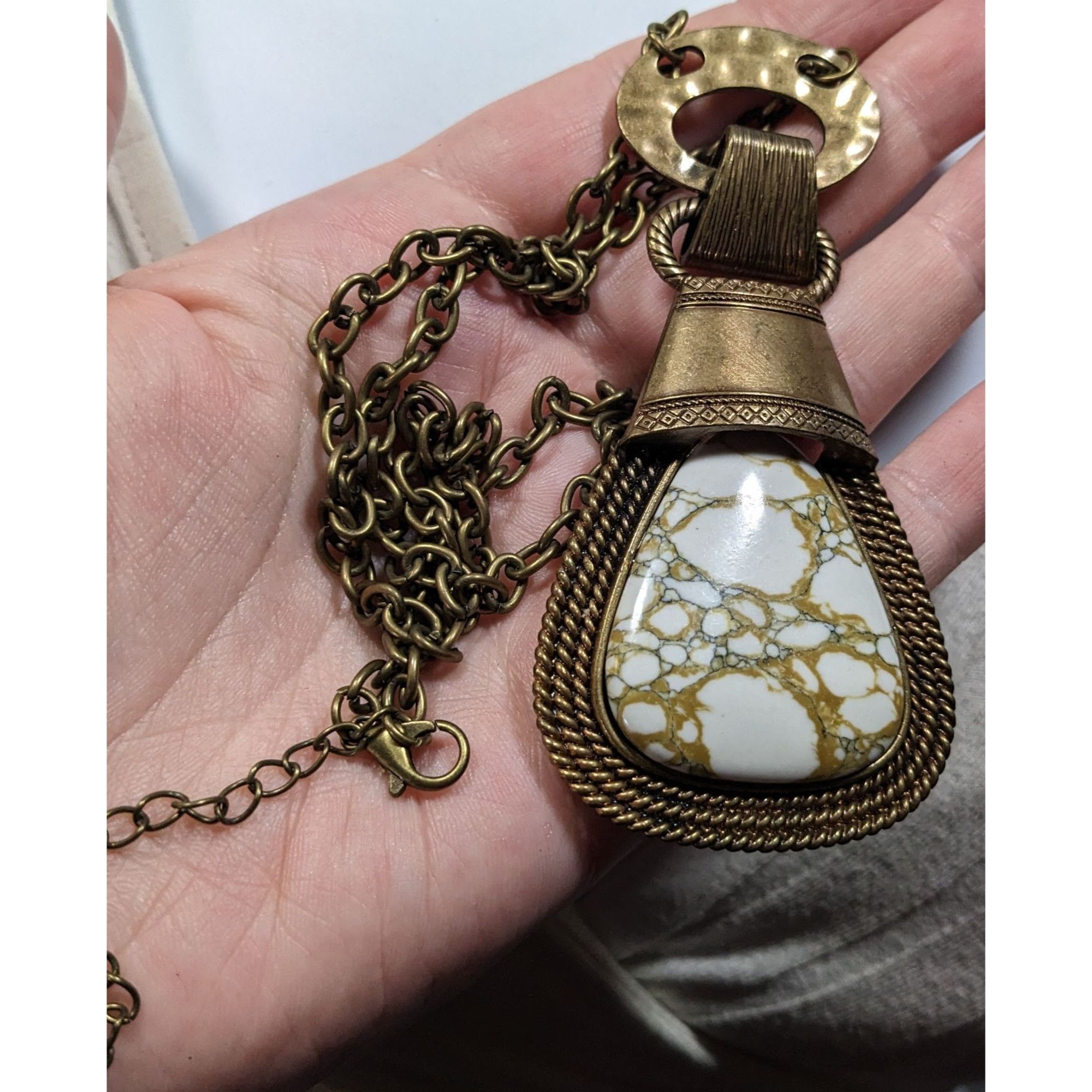 Other Paparazzi Rodeo Royale Brass And Stone Pendant Necklace Size ONE SIZE - 4 Thumbnail