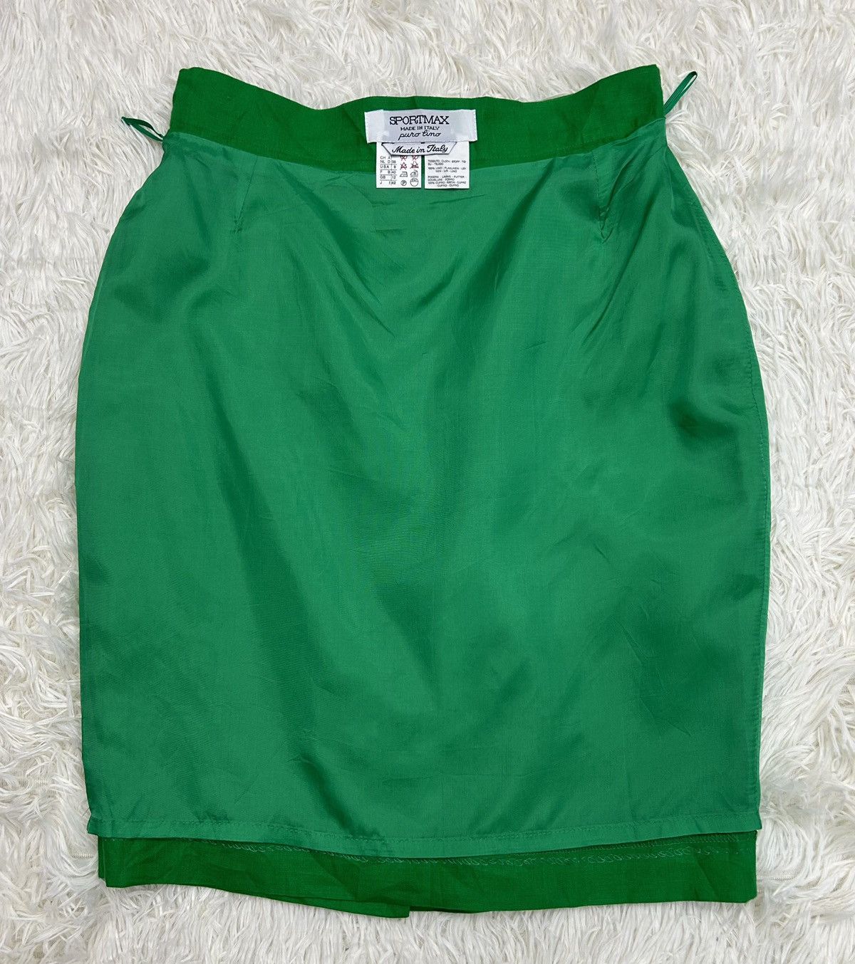 Sportmax Sportmax Flax Linen Mini Skirts Size 26" / US 2 / IT 38 - 5 Thumbnail