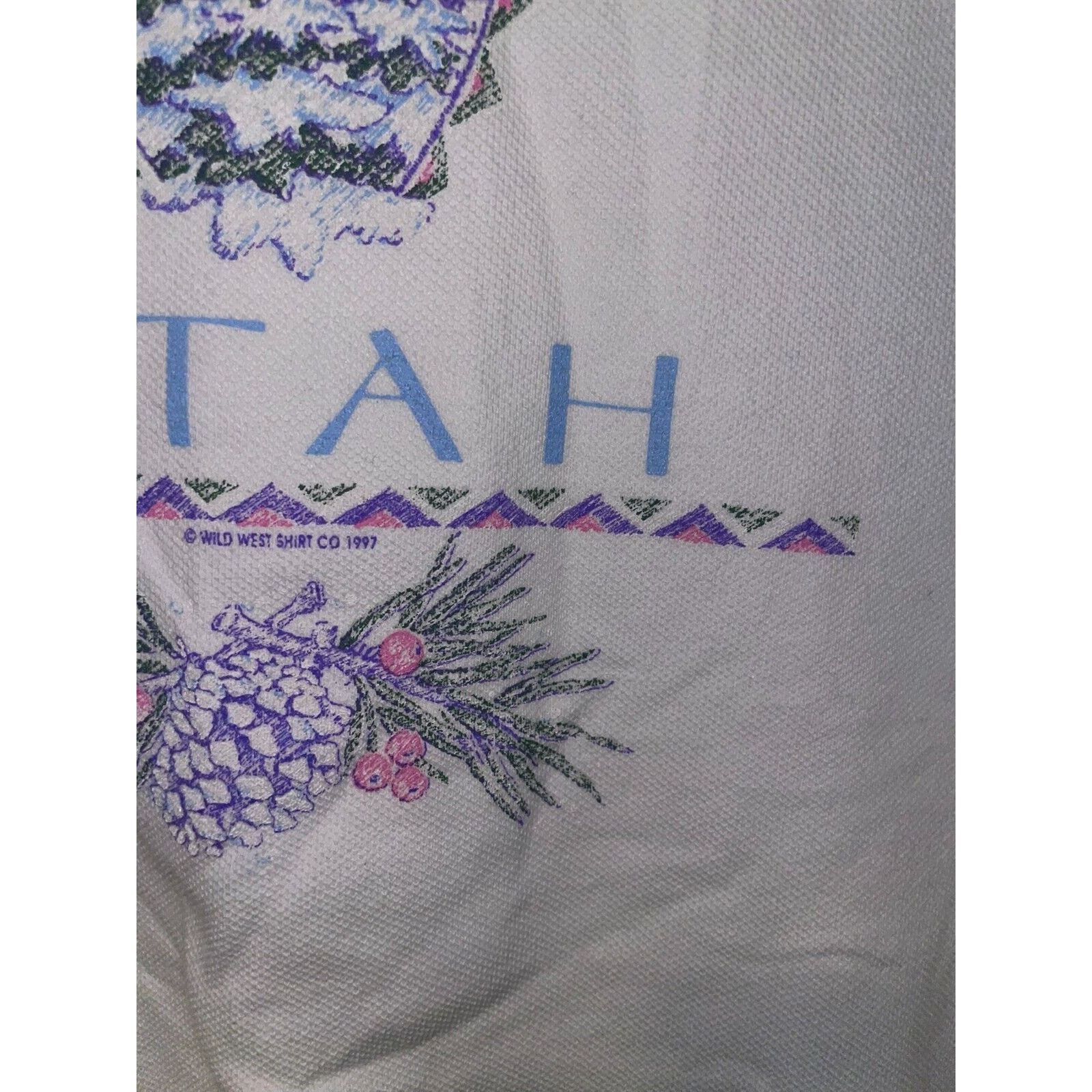 Jerzees Vintage Utah Sweatshirt Mountain Crewneck Sweats VTG XL 90s Size US XL / EU 56 / 4 - 5 Thumbnail