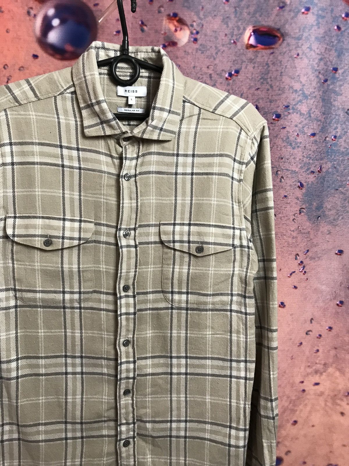 Reiss Reiss luxury streetwear flannel shirt Size US M / EU 48-50 / 2 - 1 Thumbnail