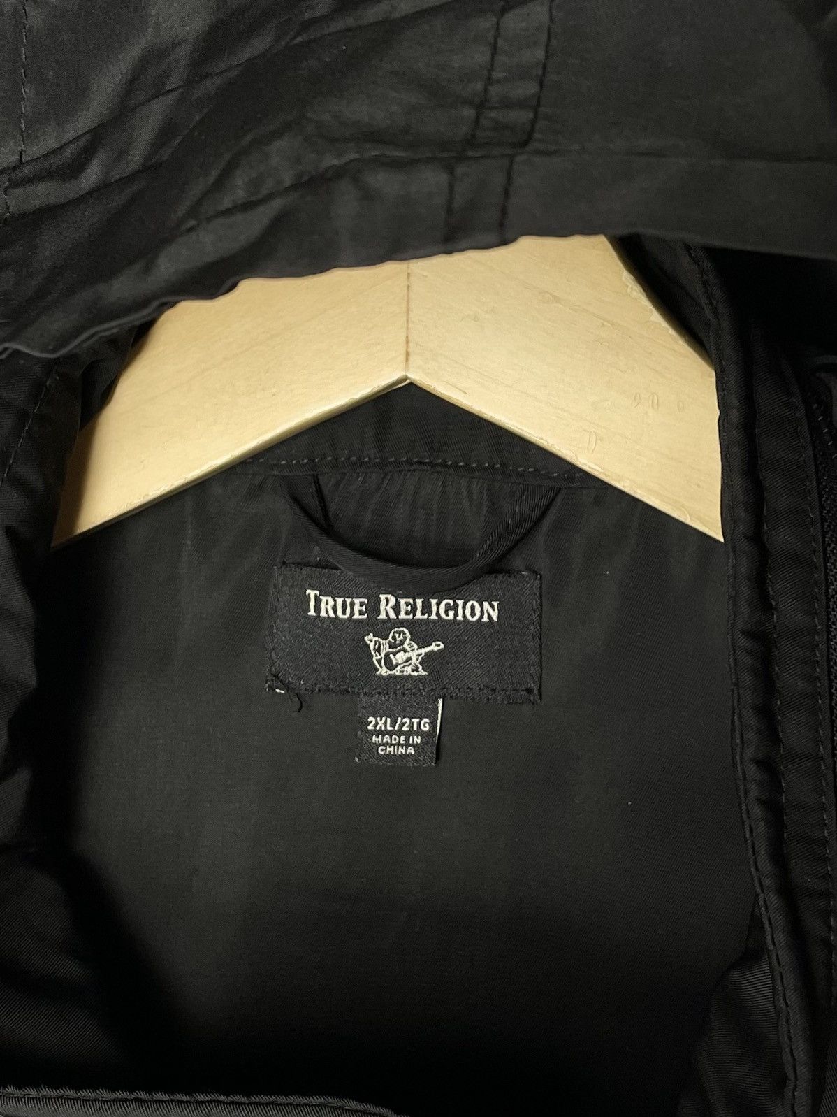 True Religion True Religion Light Hooded Black Supreme Nylon Rain Jacket Size US XXL / EU 58 / 5 - 4 Thumbnail