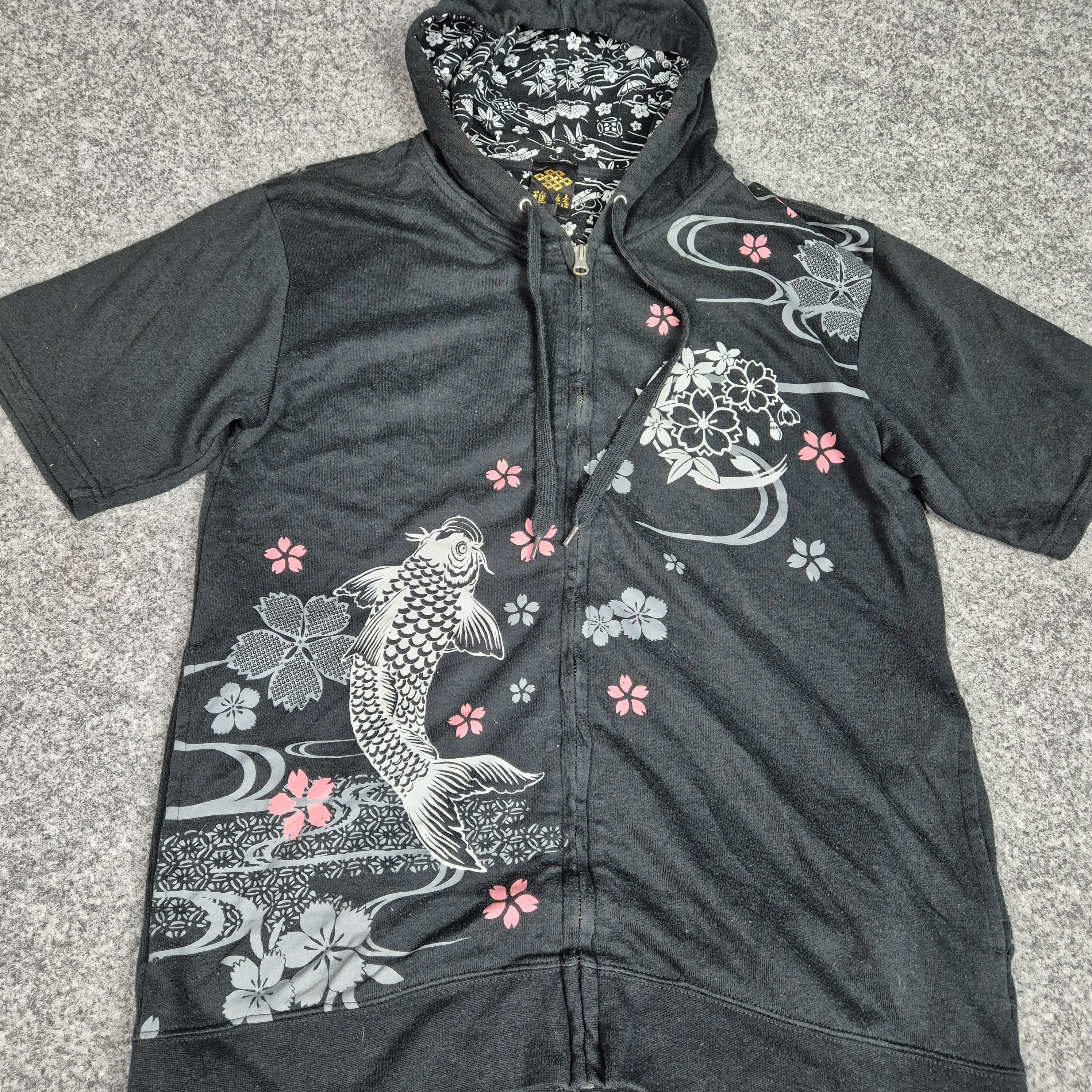 Japanese Brand Sukajan shortlseeve hooded Size US M / EU 48-50 / 2 - 3 Thumbnail