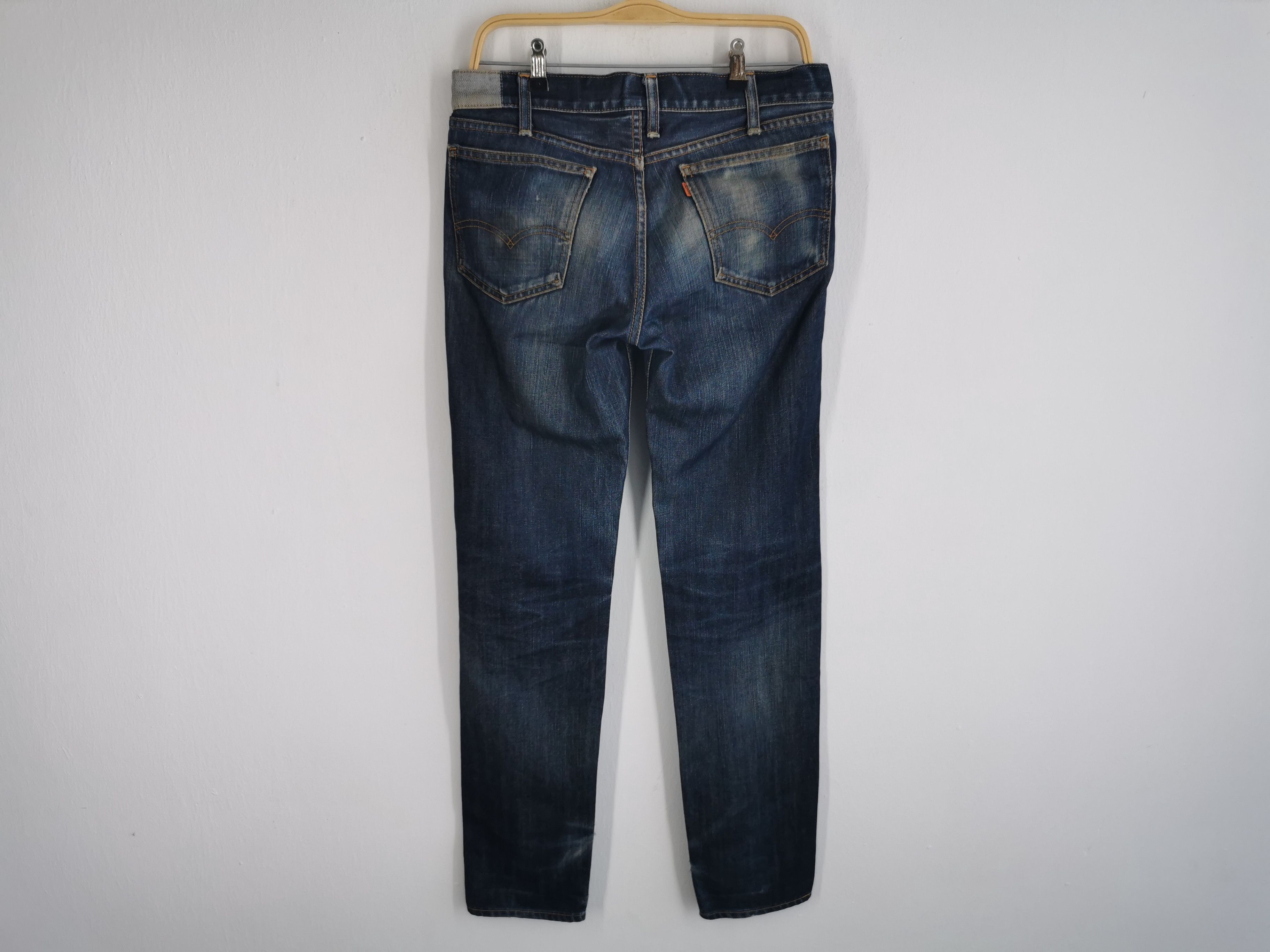 Levi's Distressed VTG 90s Levis 606 Big E Orange Tab Made In Japan Size US 30 / EU 46 - 3 Thumbnail