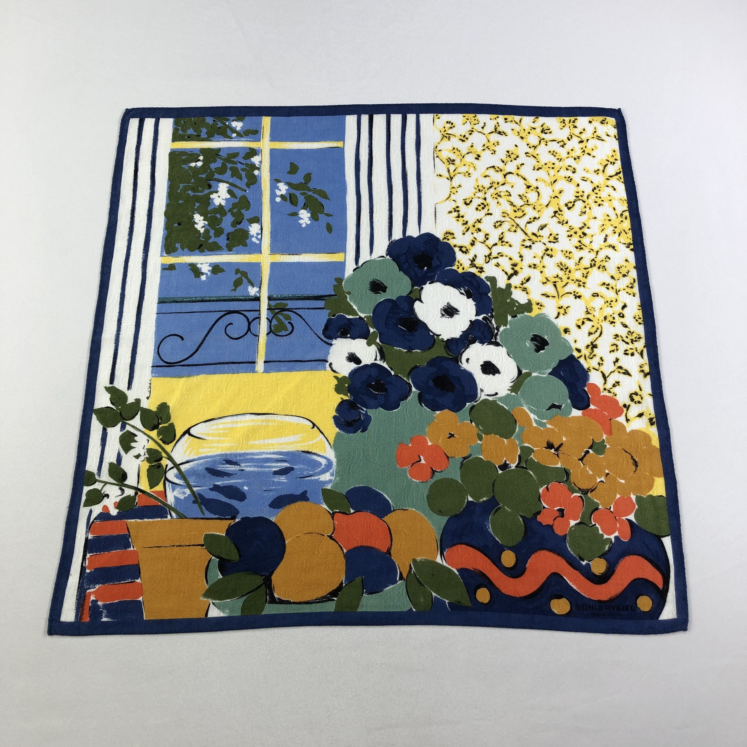 Sonia Rykiel × Vintage Sonia Rykiel Handkerchief Neckerchief Bandana H2095 Size ONE SIZE - 1 Thumbnail