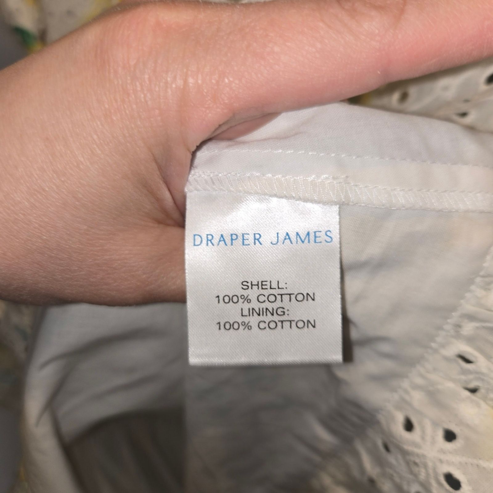 Other Draper James Reba Wrap Dress Floral Eyelet Magnolia sz 6 Size M / US 6-8 / IT 42-44 - 7 Thumbnail