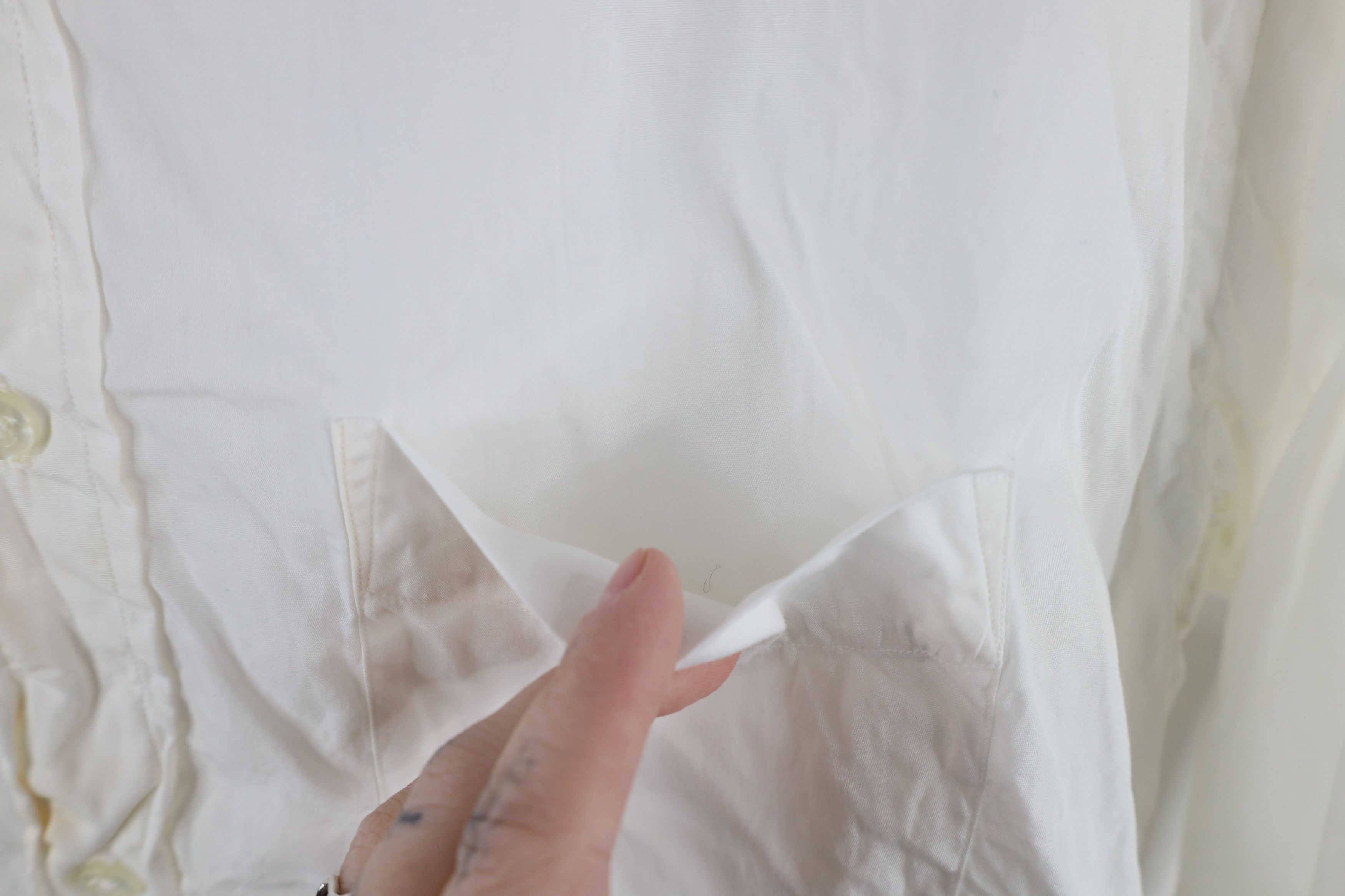 Vintage Vintage 50s 60s Streetwear Cotton Button Shirt White USA Size US M / EU 48-50 / 2 - 5 Thumbnail