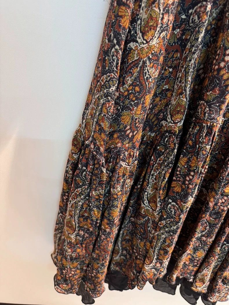 Saint Laurent Paris Saint Laurent Paris Saint Laurent Bohemian Style Dress Siz Size US 36 / EU 52 - 4 Thumbnail