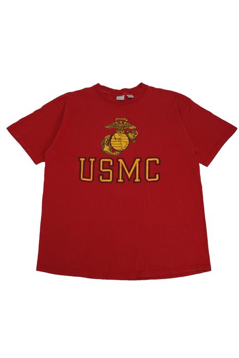 Vintage USMC 90s Vintage United States Marine Corps Emlem T-Shirt | Grailed