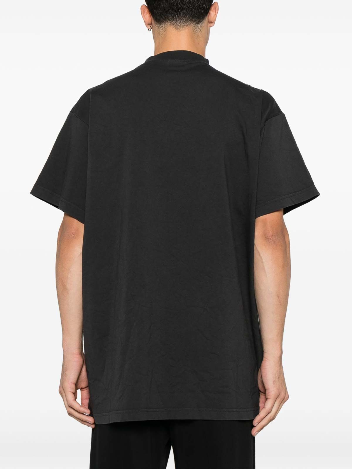 Balenciaga o1w1db11225 Boxing T-Shirt Oversize Fit in Black Size US XL / EU 56 / 4 - 3 Thumbnail
