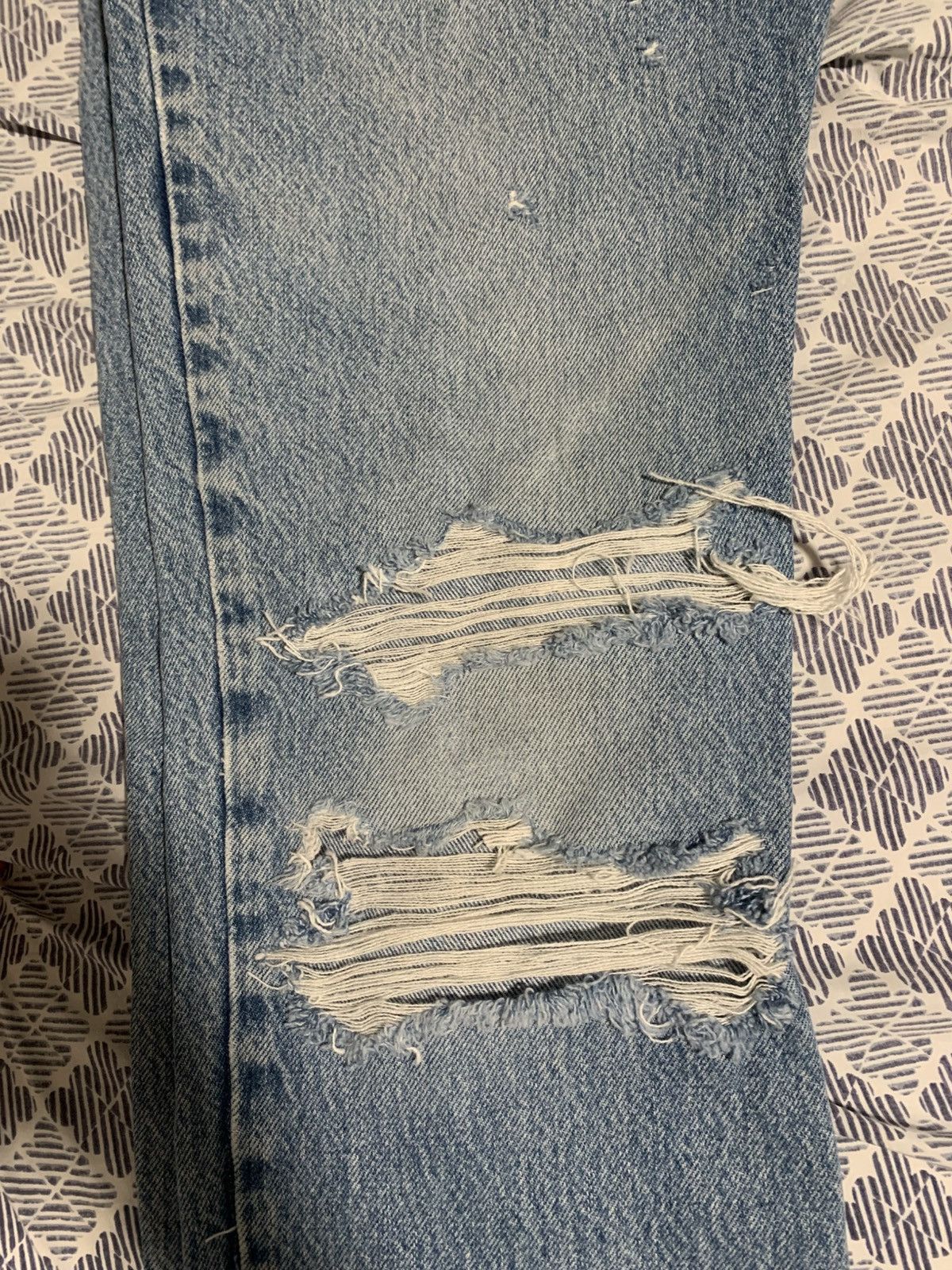 Levi's Vintage Levi’s distressed denim Size US 30 / EU 46 - 8 Thumbnail