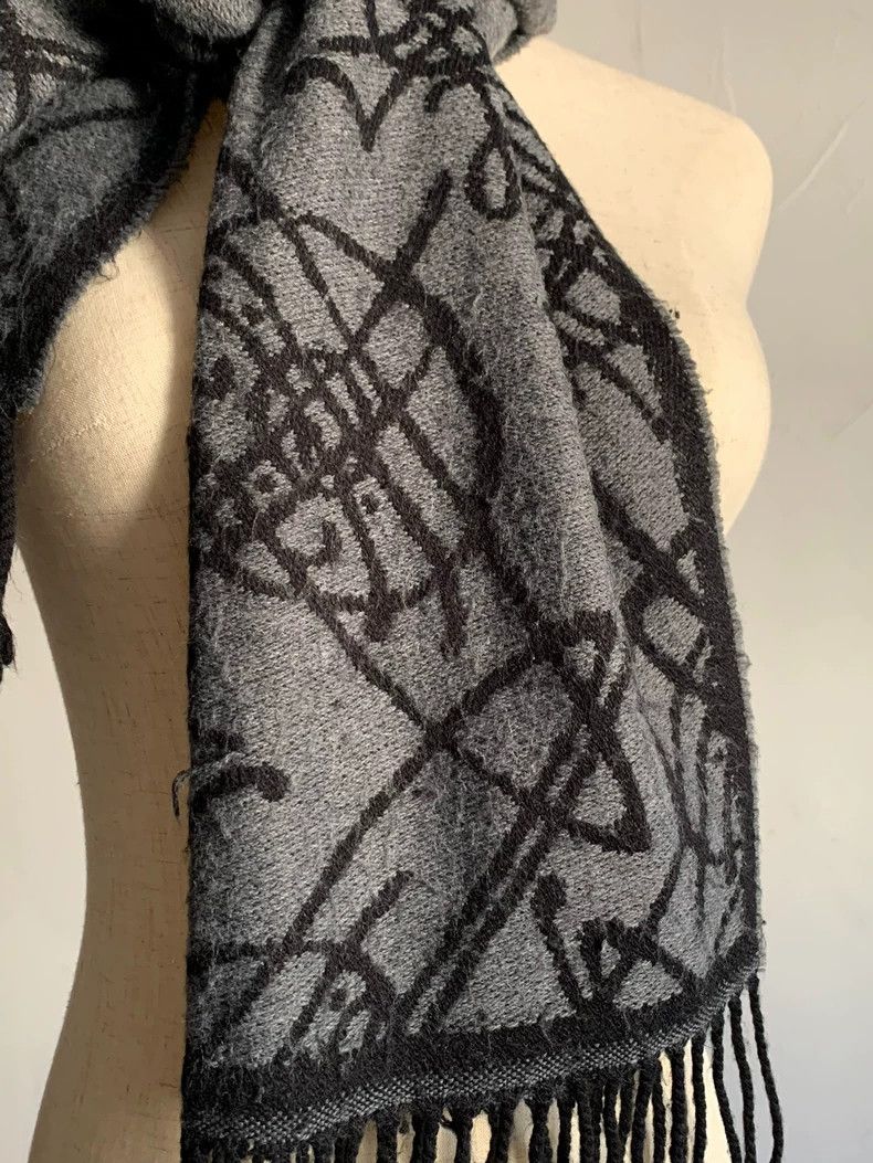 Vivienne Westwood Vivienne Westwood Double-sided graffiti scarf Size ONE SIZE - 2 Thumbnail