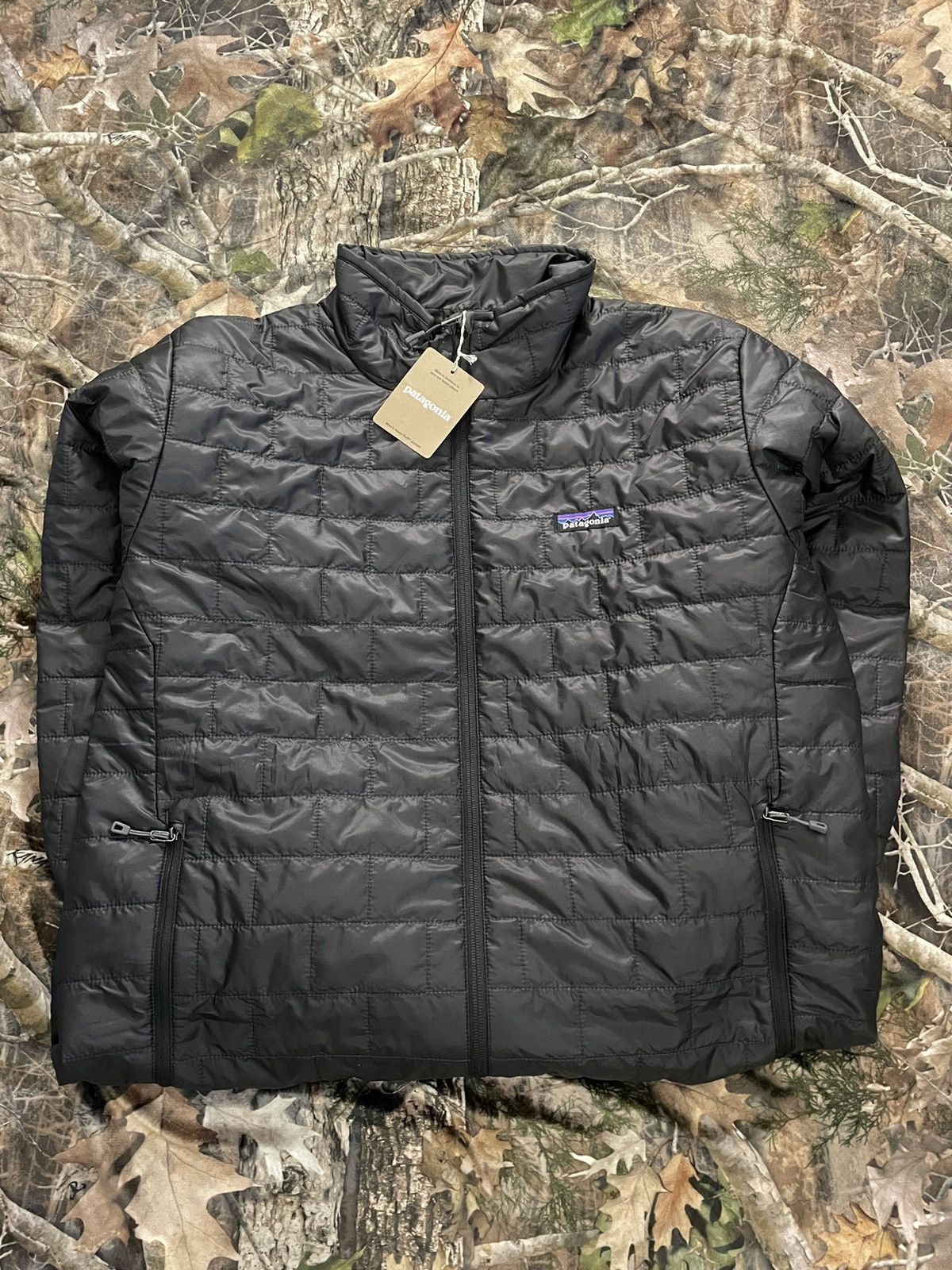 image of Patagonia Nano Puff Jacket in Black, Men's (Size Large)