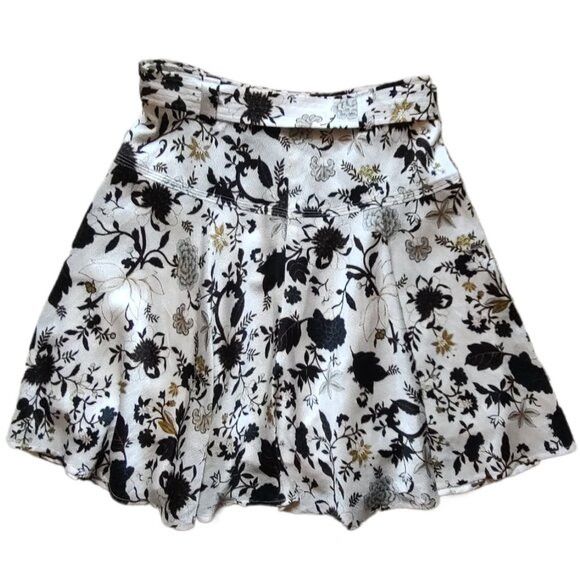 A.L.C. A.L.C. textured silk floral belted skirt 0 XS Size 26" / US 2 / IT 38 - 3 Thumbnail
