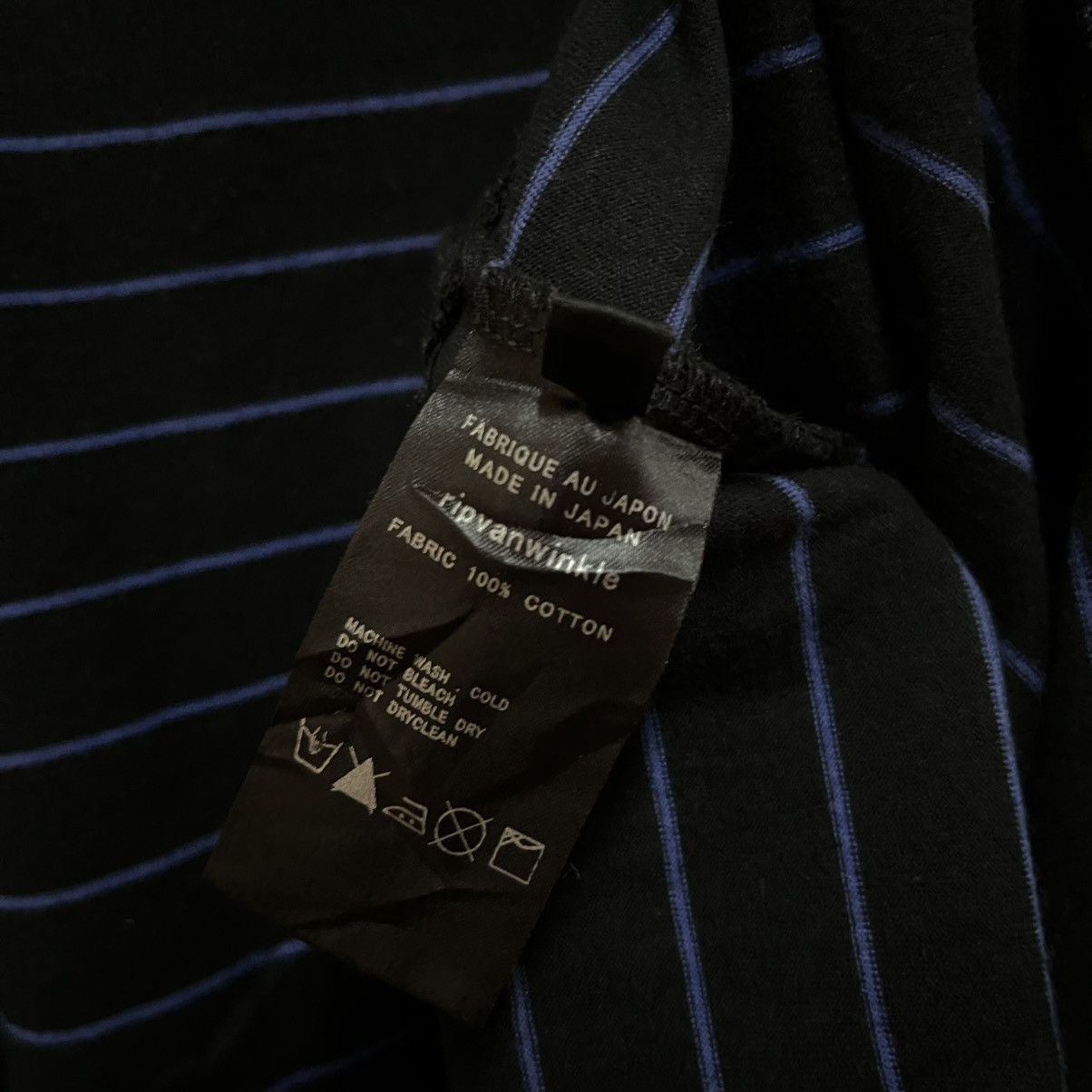 Japanese Brand × RIPVANWINKLE RIPVANWINKLE Stripe T Shirt Size US S / EU 44-46 / 1 - 7 Thumbnail
