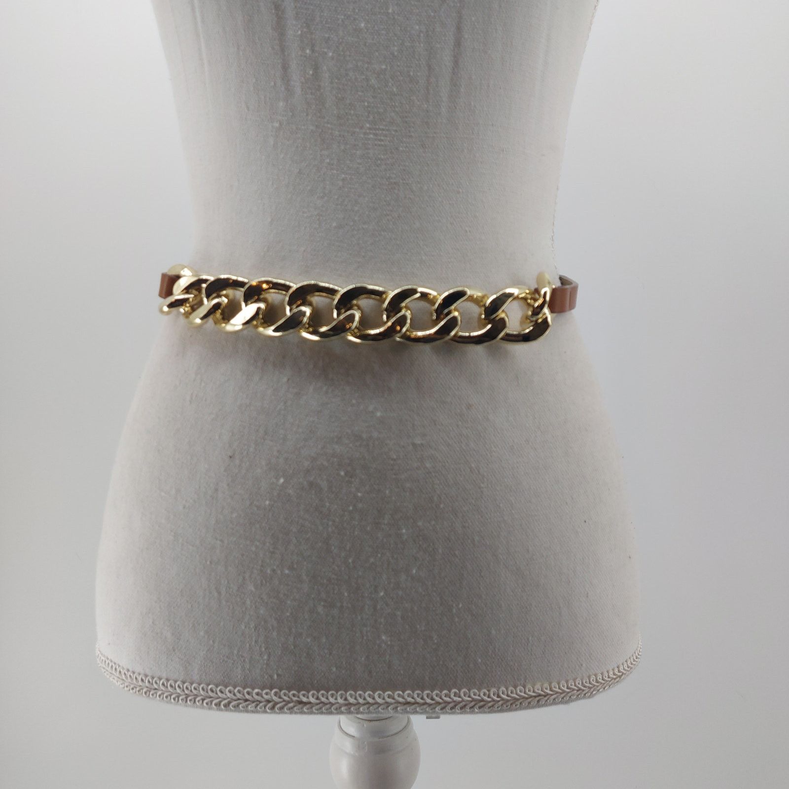 Express Express Brown Glam Party Fashion Women's Belt Synthetic XS/S Size ONE SIZE - 1 Thumbnail