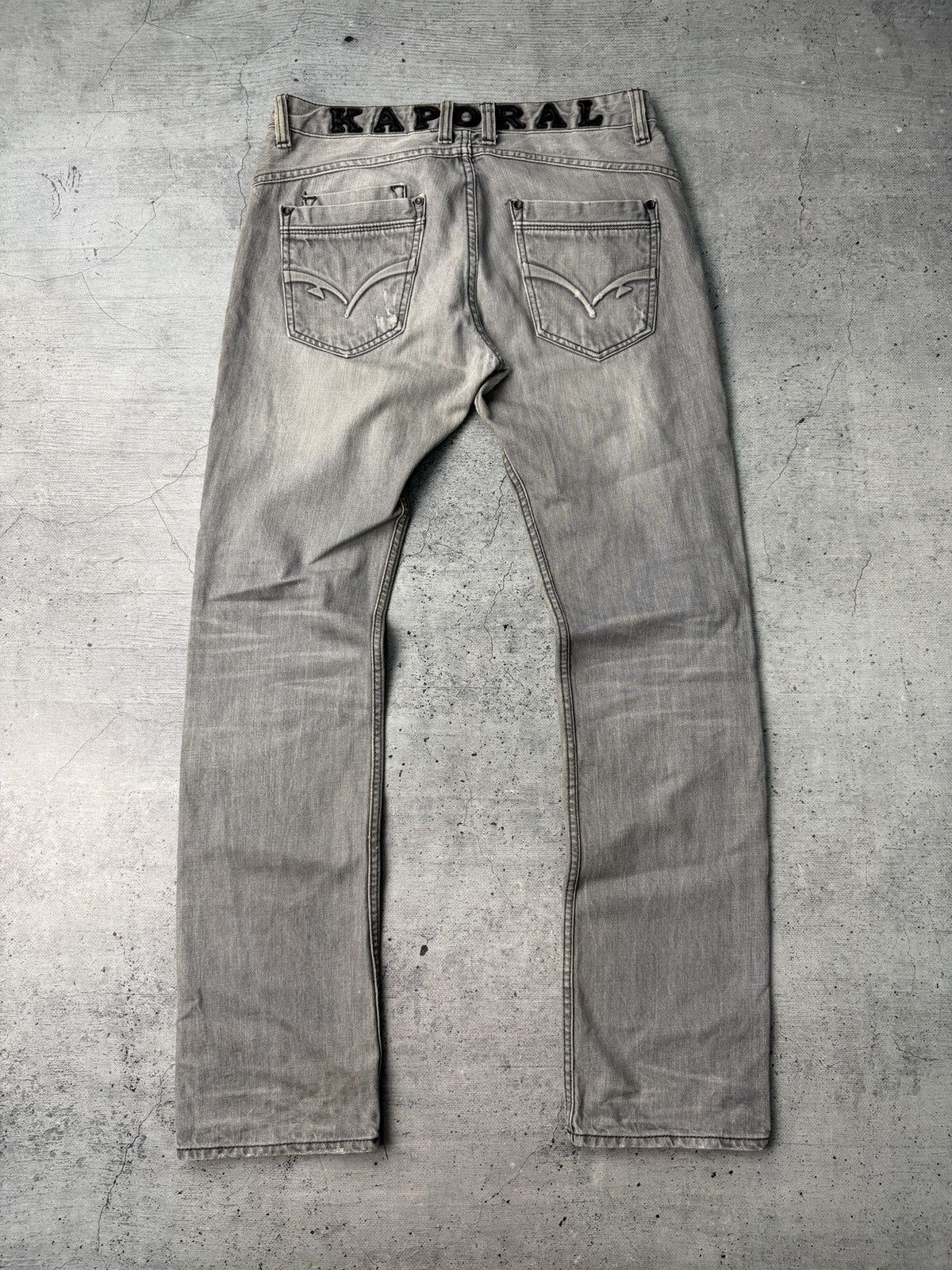 Japanese Brand Vintage Kaporal y2k faded Jeans Tornado Mart style