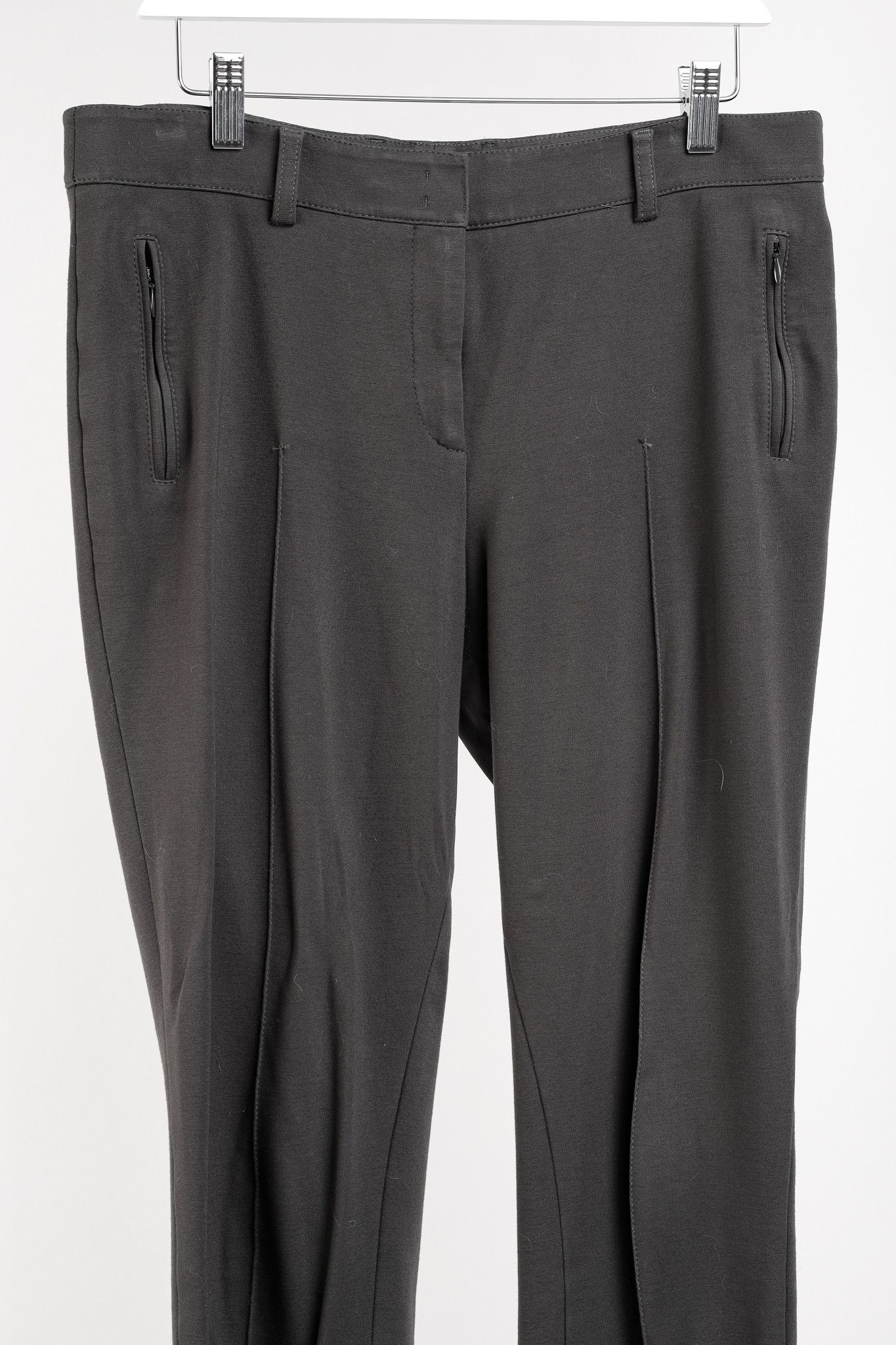 Akris Akris Punto Grey Stretch Ponte Trousers Size 32" / US 10 / IT 46 - 3 Thumbnail