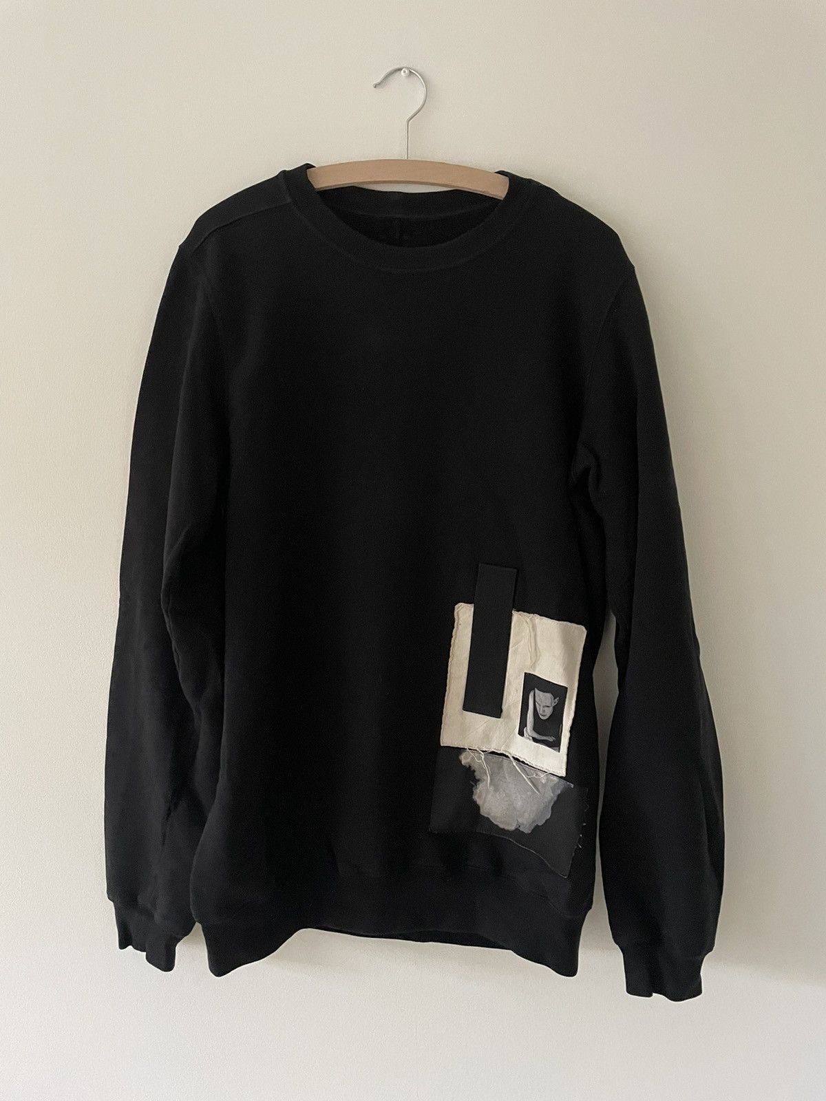 Rick Owens Rick Owens Drkshdw FW16 Mastodon Patch Sweatshirt LAST DROP Size US L / EU 52-54 / 3 - 1 Thumbnail