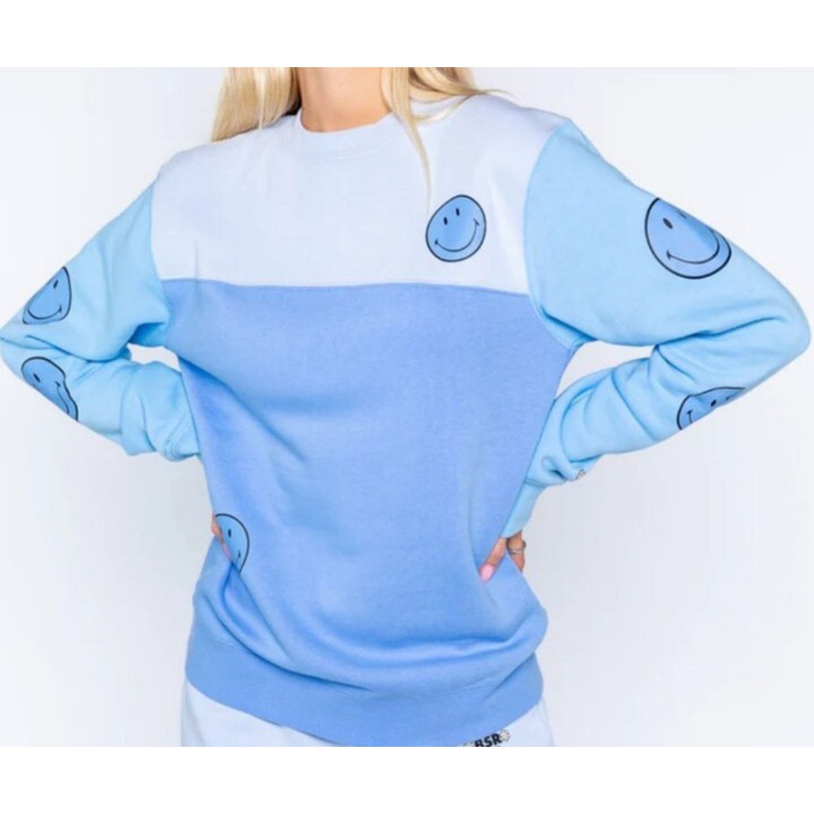 Athleta By Samii Ryan Women Smiley pullover Cotton Blend MA001364 Size M / US 6-8 / IT 42-44 - 1 Thumbnail
