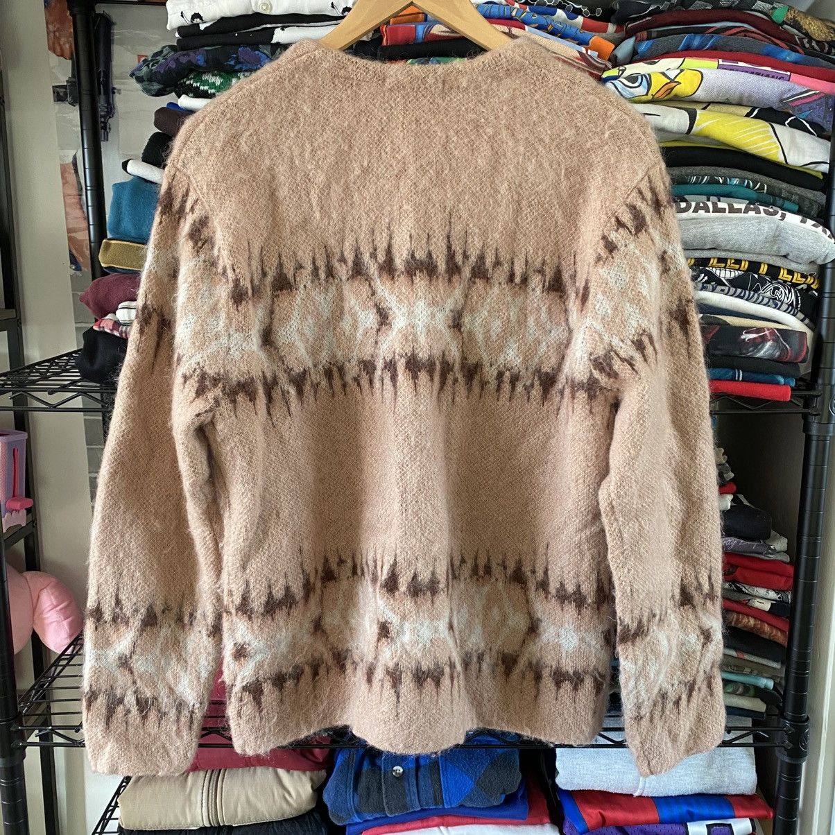 Supreme Supreme Abstract Stripe Cardigan Light Brown 2022 Mohair Size US M / EU 48-50 / 2 - 4 Thumbnail
