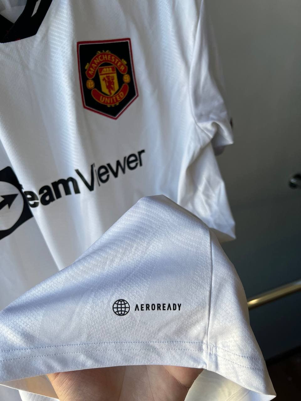 Adidas 2022/23 MANCHESTER UNITED #18 CASEMIRO AWAY SOCCER JERSEY L Size US L / EU 52-54 / 3 - 7 Thumbnail