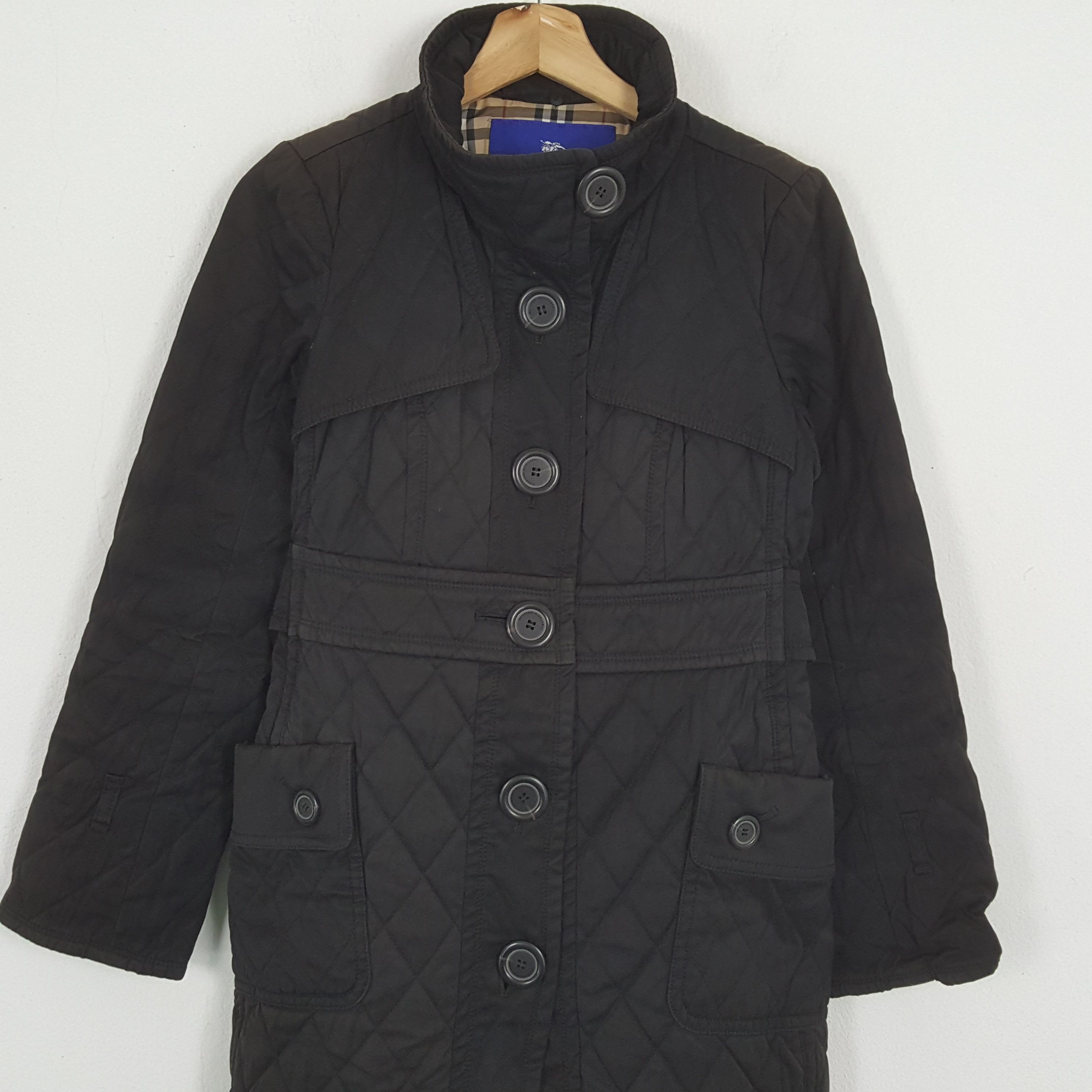 Burberry × Vintage Vintage BURBERRY LONDON BLUE LABEL Trench Coat Jacket Size XS / US 0-2 / IT 36-38 - 4 Thumbnail