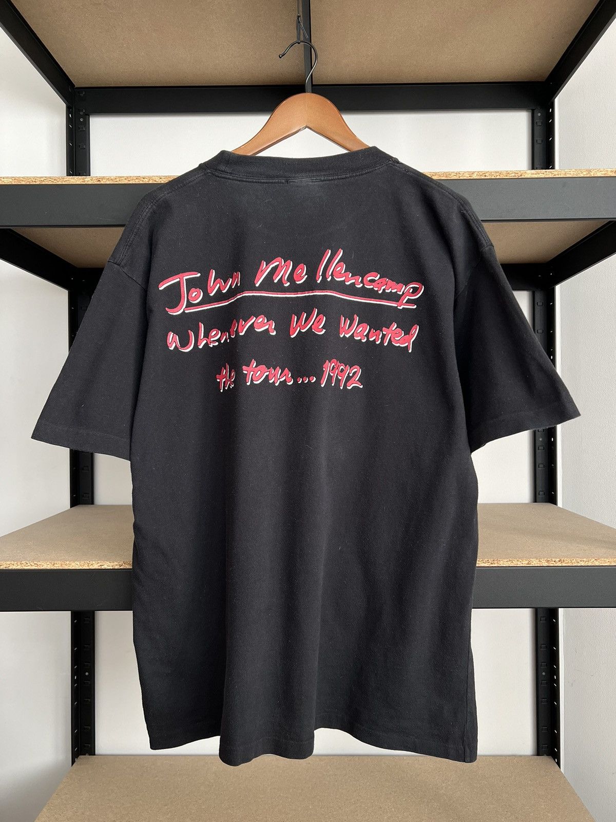 Band Tees Vintage 1992 John Mellencamp Whenever We Wanted T-shirt Size US XL / EU 56 / 4 - 4 Thumbnail