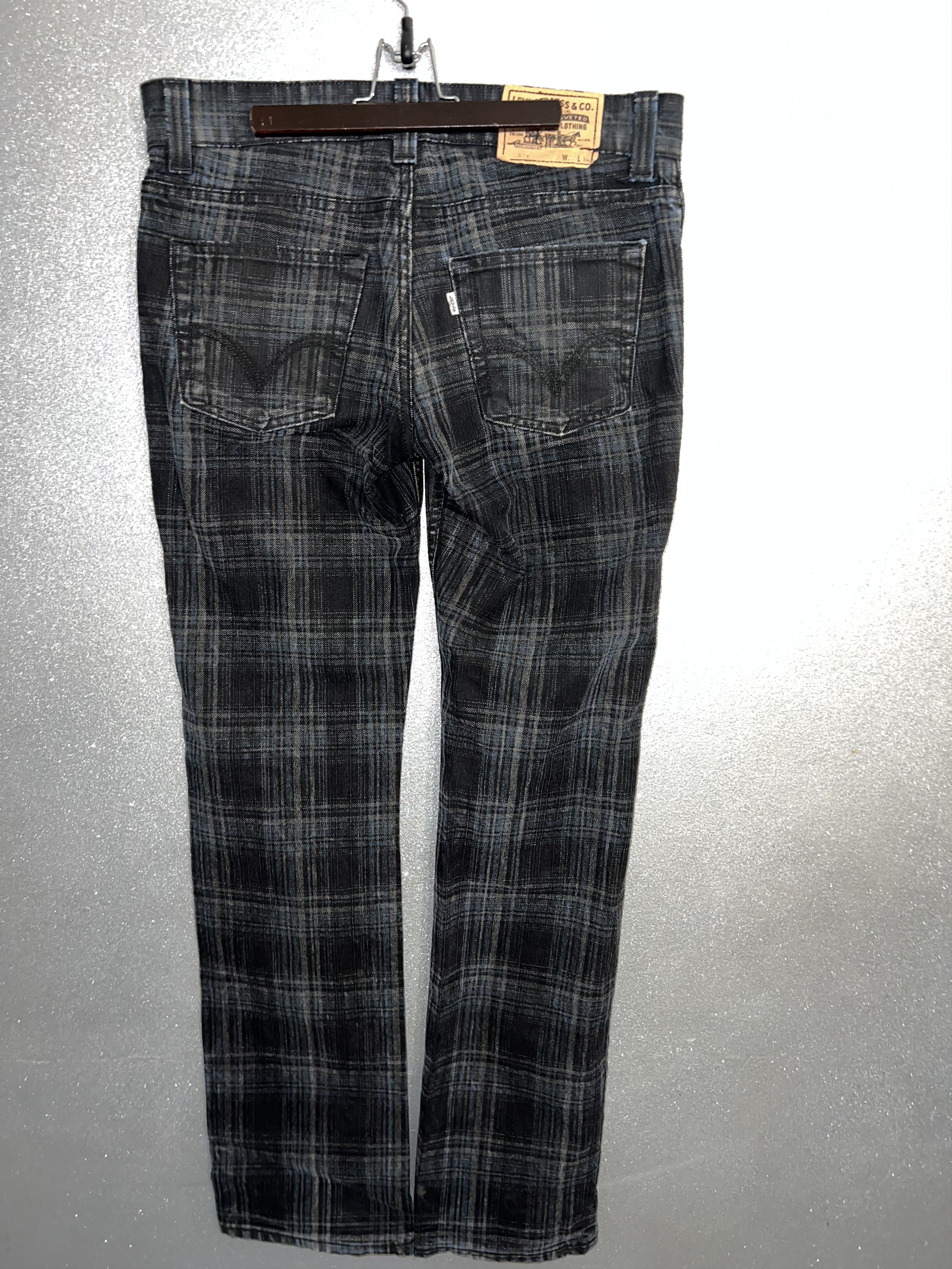 Levi's Vintage Levi's 511 Plaid Jeans 2008 Slim Fit W32 L34 Size US 32 / EU 48 - 3 Thumbnail