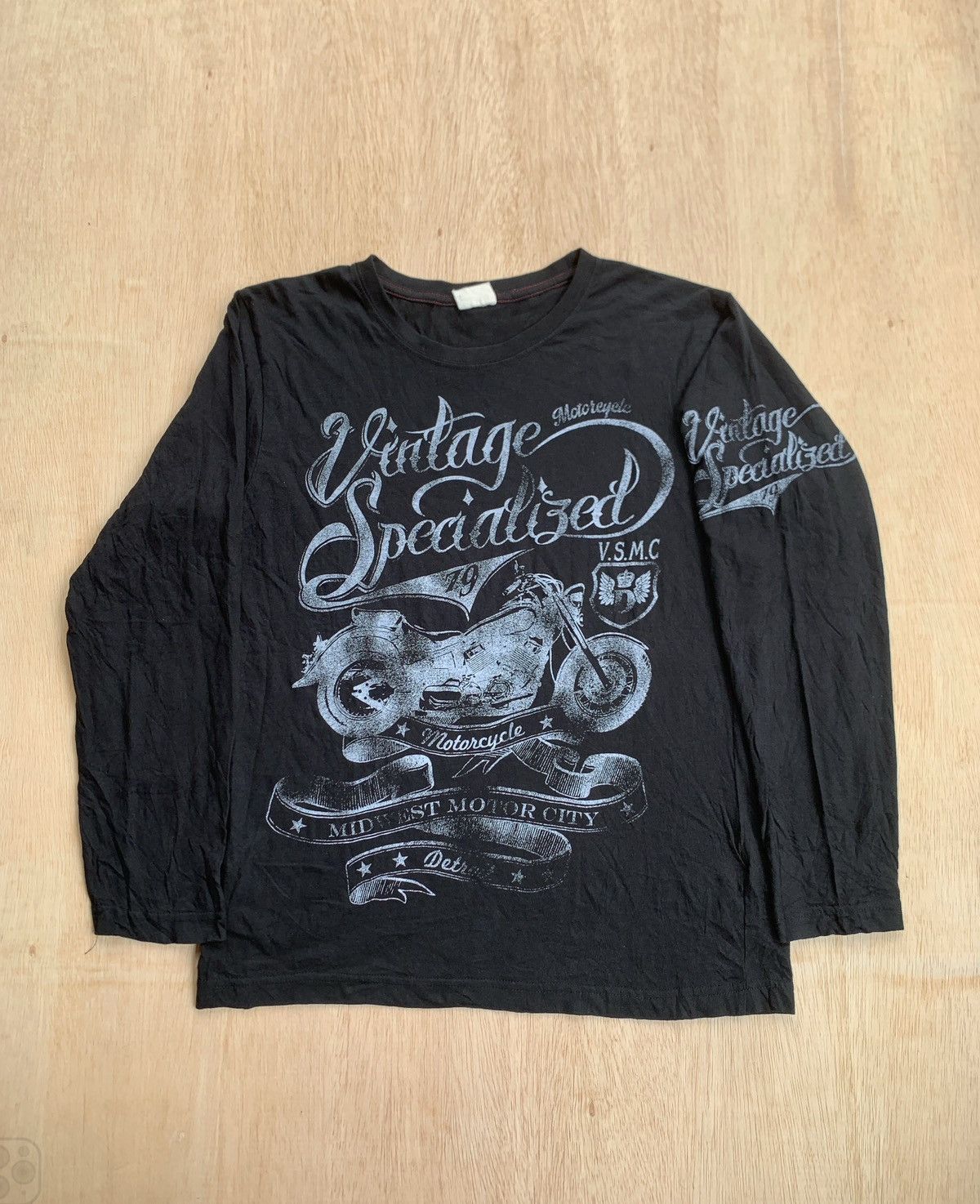 Geaning Wild Vintage Motorcycle Longsleeve
