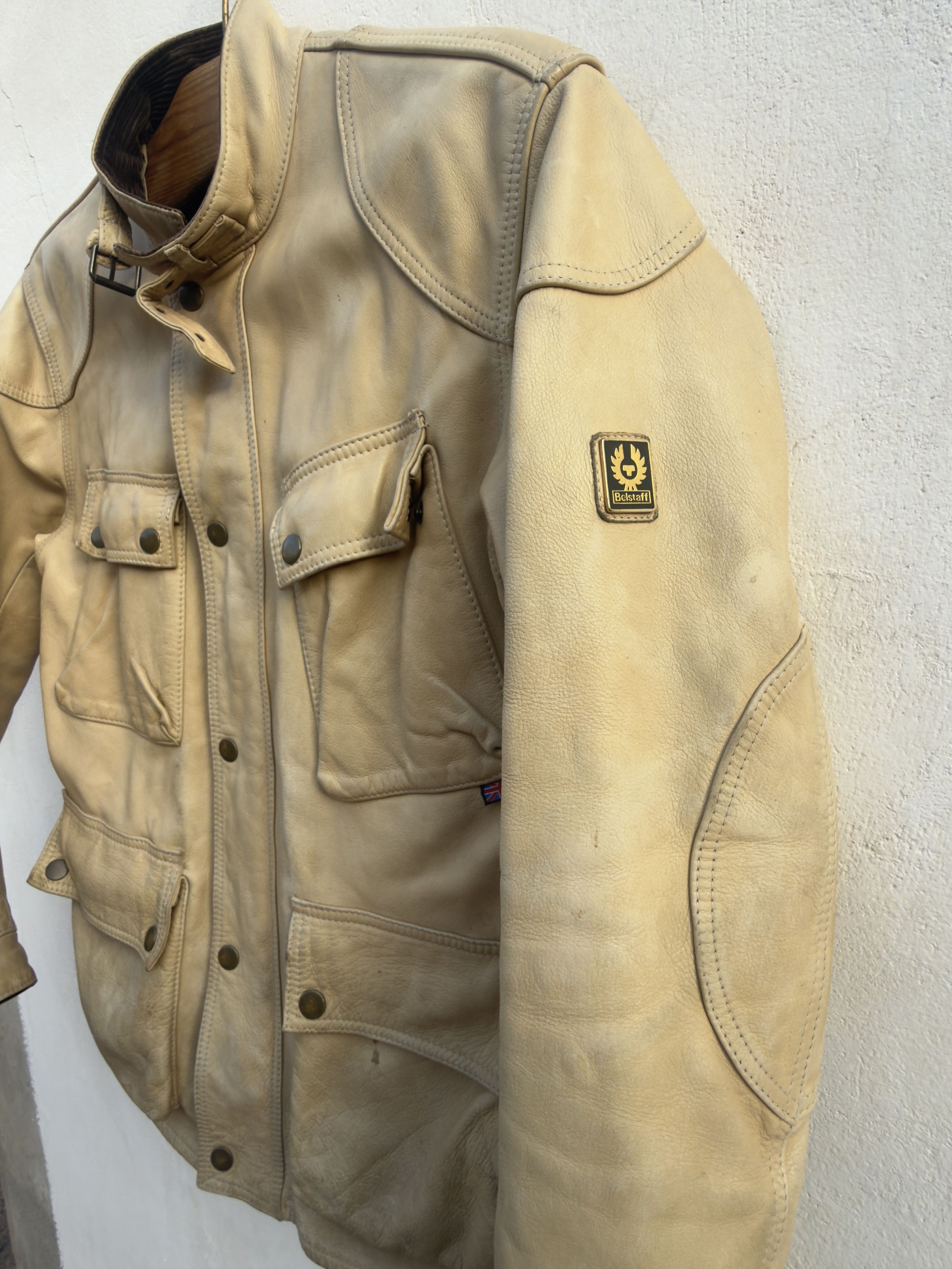 Belstaff 🚦Belstaff panther leather biker jacket size L 52it Size US L / EU 52-54 / 3 - 4 Thumbnail