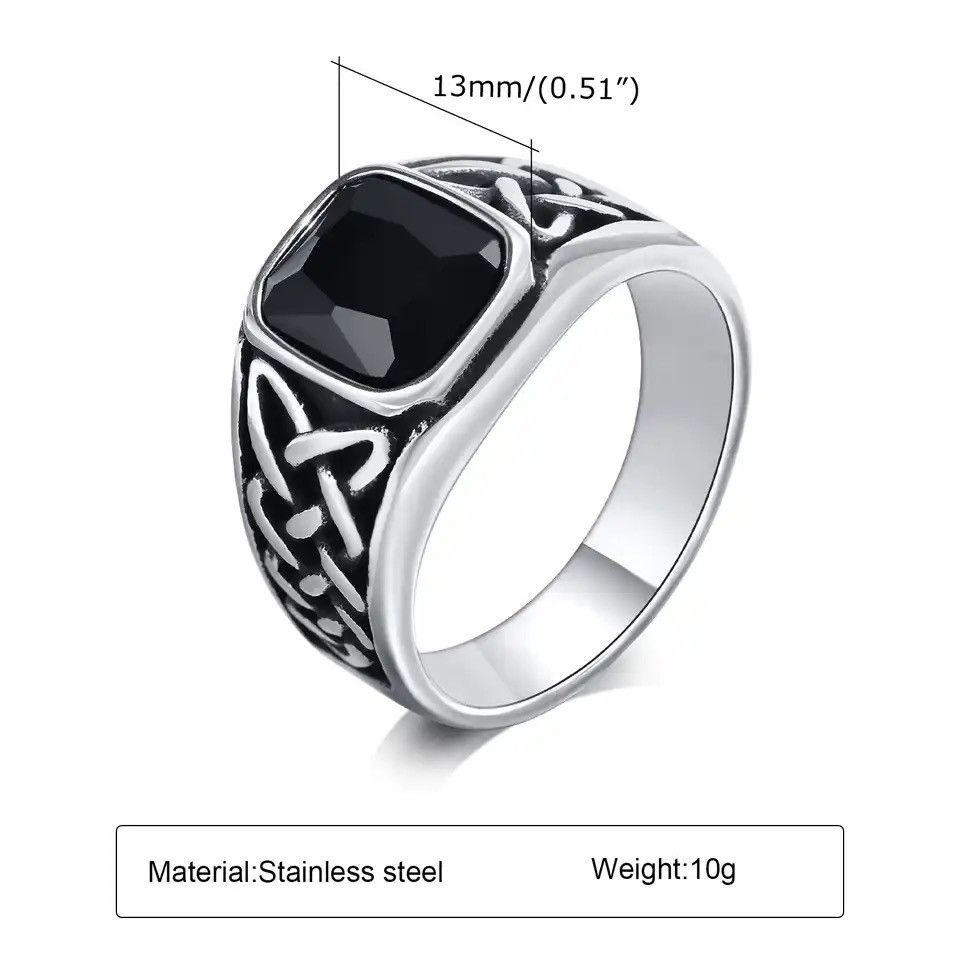 Other Viking Knot Rune Finger Band Ring Size ONE SIZE - 2 Thumbnail