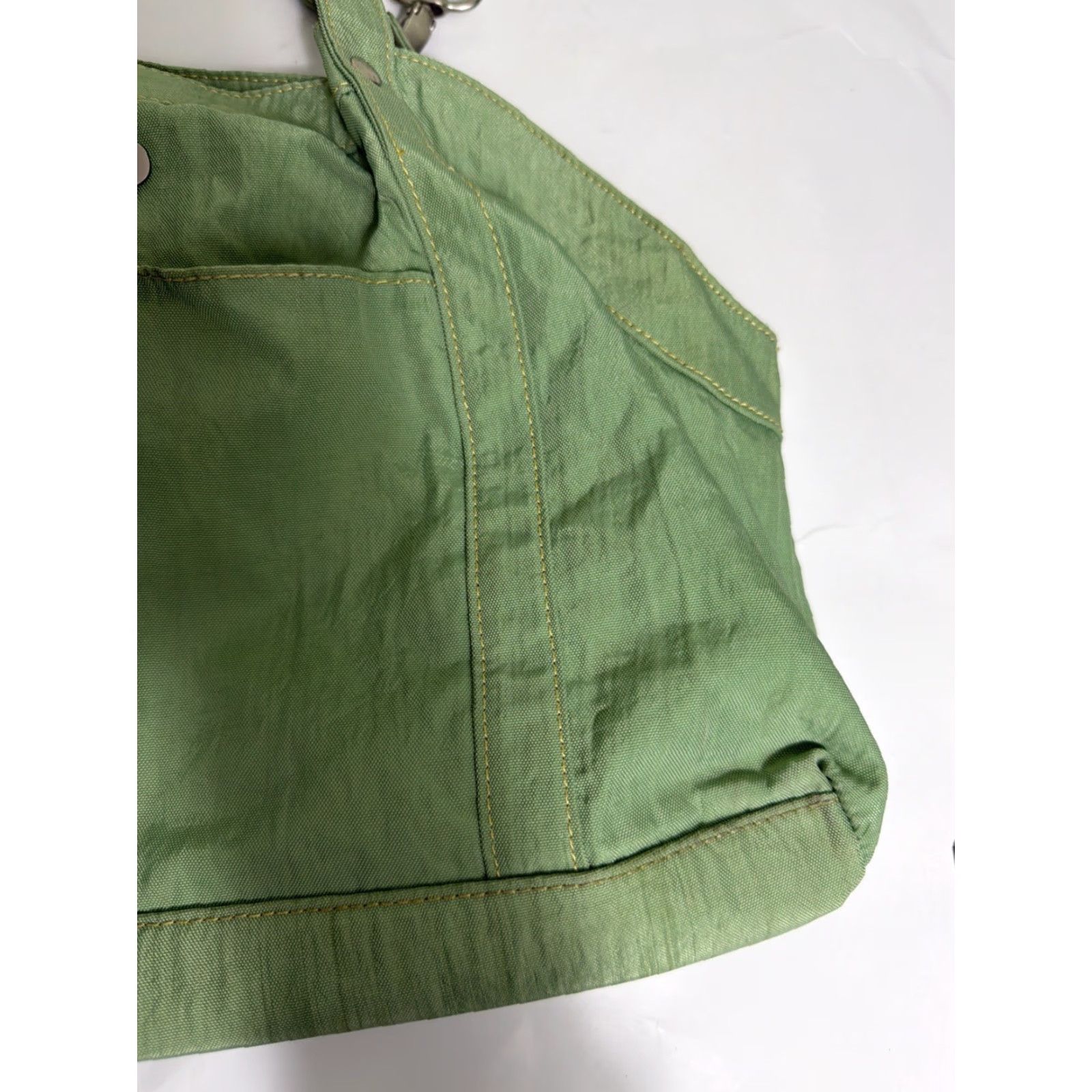 Vintage VINTAGE Baggallini Shoulder Bag Green 15x10x3.5 Stains Size ONE SIZE - 4 Thumbnail