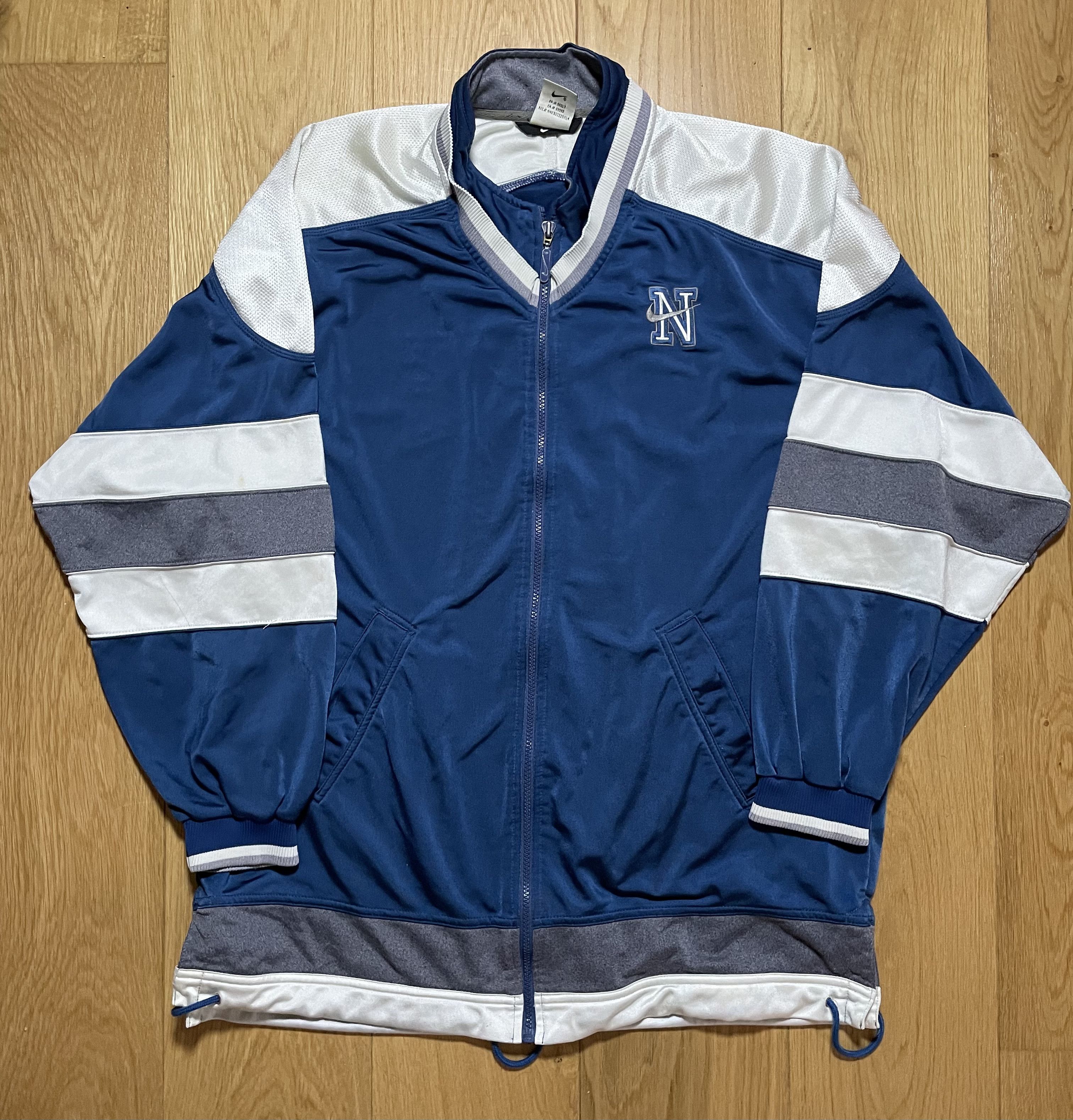 Nike Vintage Nike Blue White Tracksuit Set 90s Size US L / EU 52-54 / 3 - 7 Thumbnail