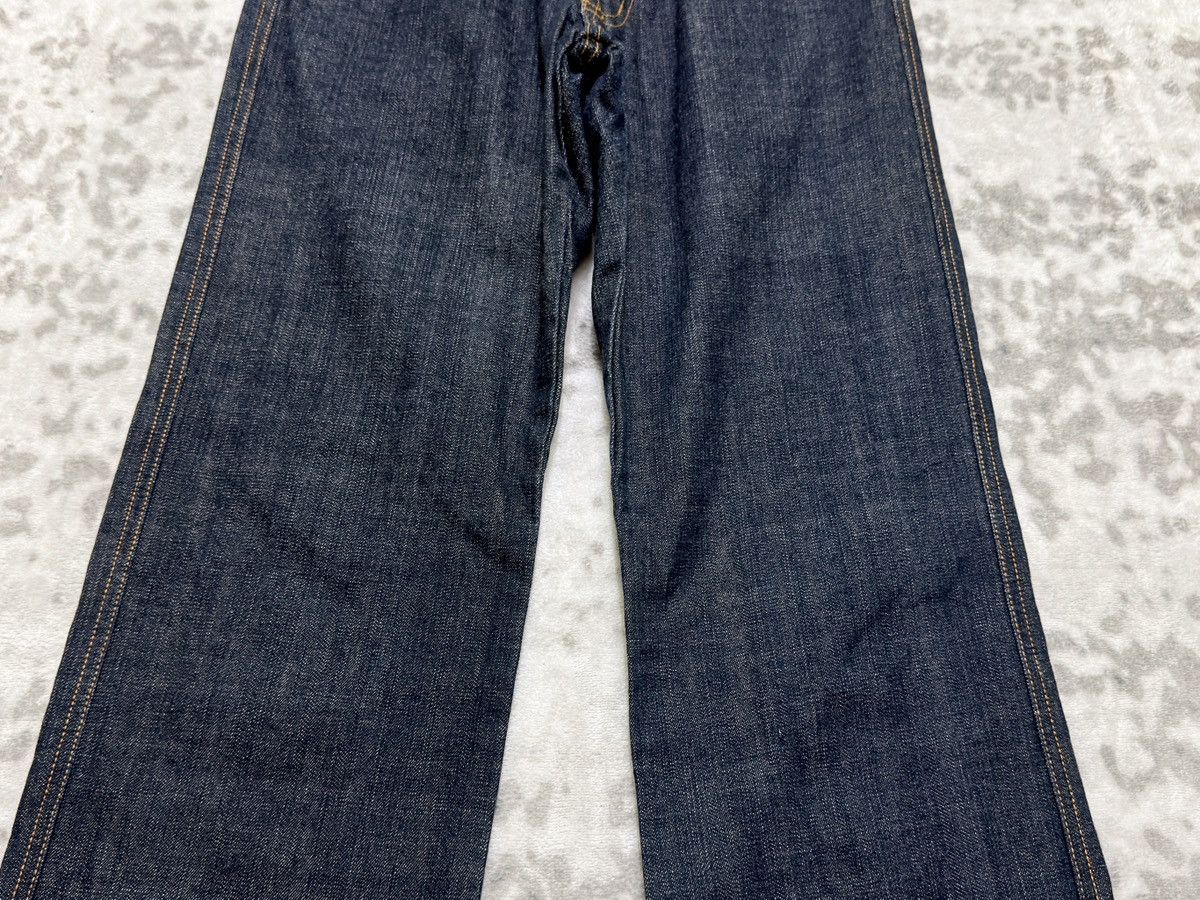 Karakuri Tamashii Juvenile Delinquent Wagara Kimono Panel Straight Denim Jeans Size US 30 / EU 46 - 6 Thumbnail