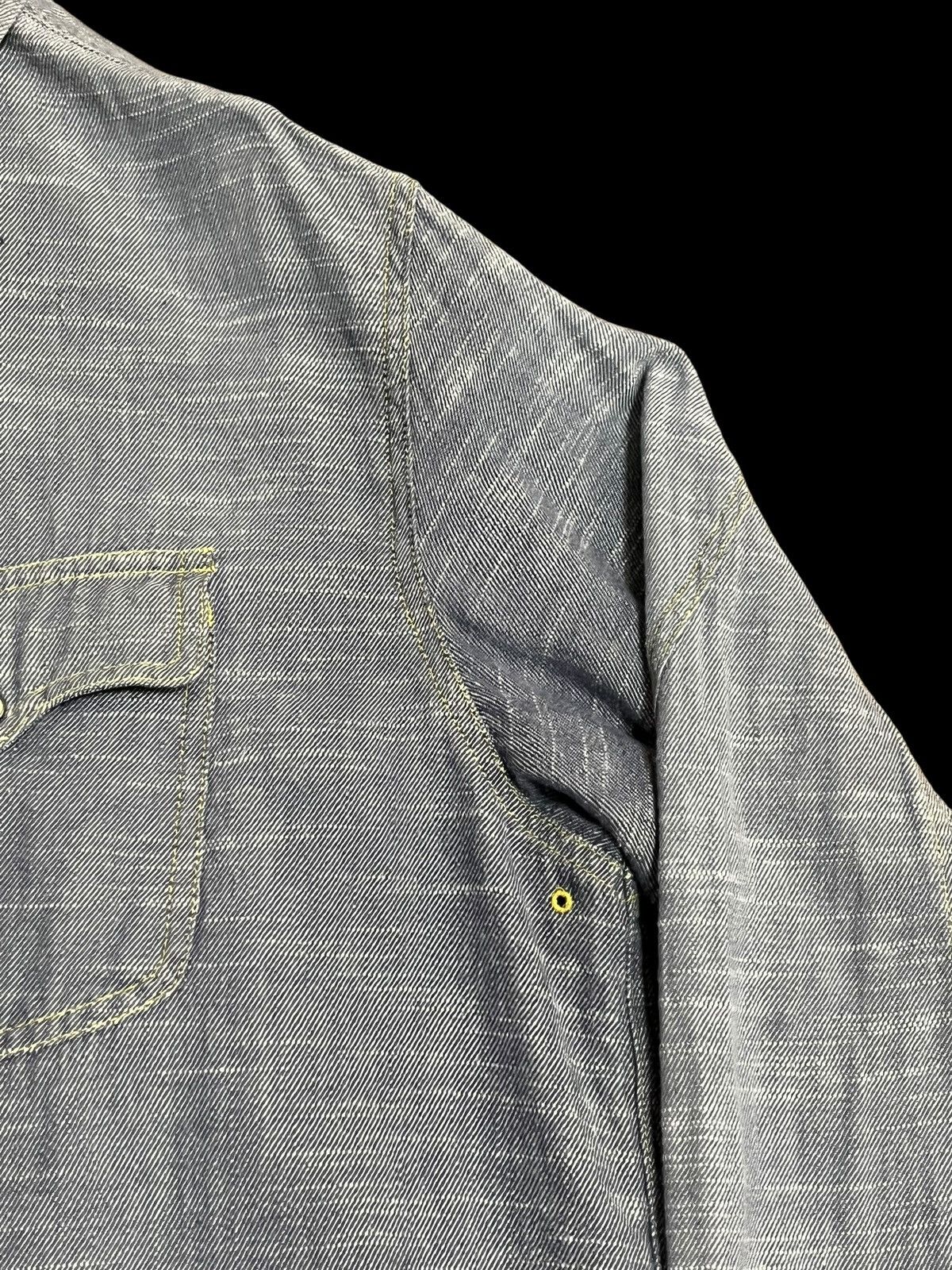 Fragment Design × Hiroshi Fujiwara × Japanese Brand Mad Hectic Chambray Button ups shirt Size US L / EU 52-54 / 3 - 5 Thumbnail